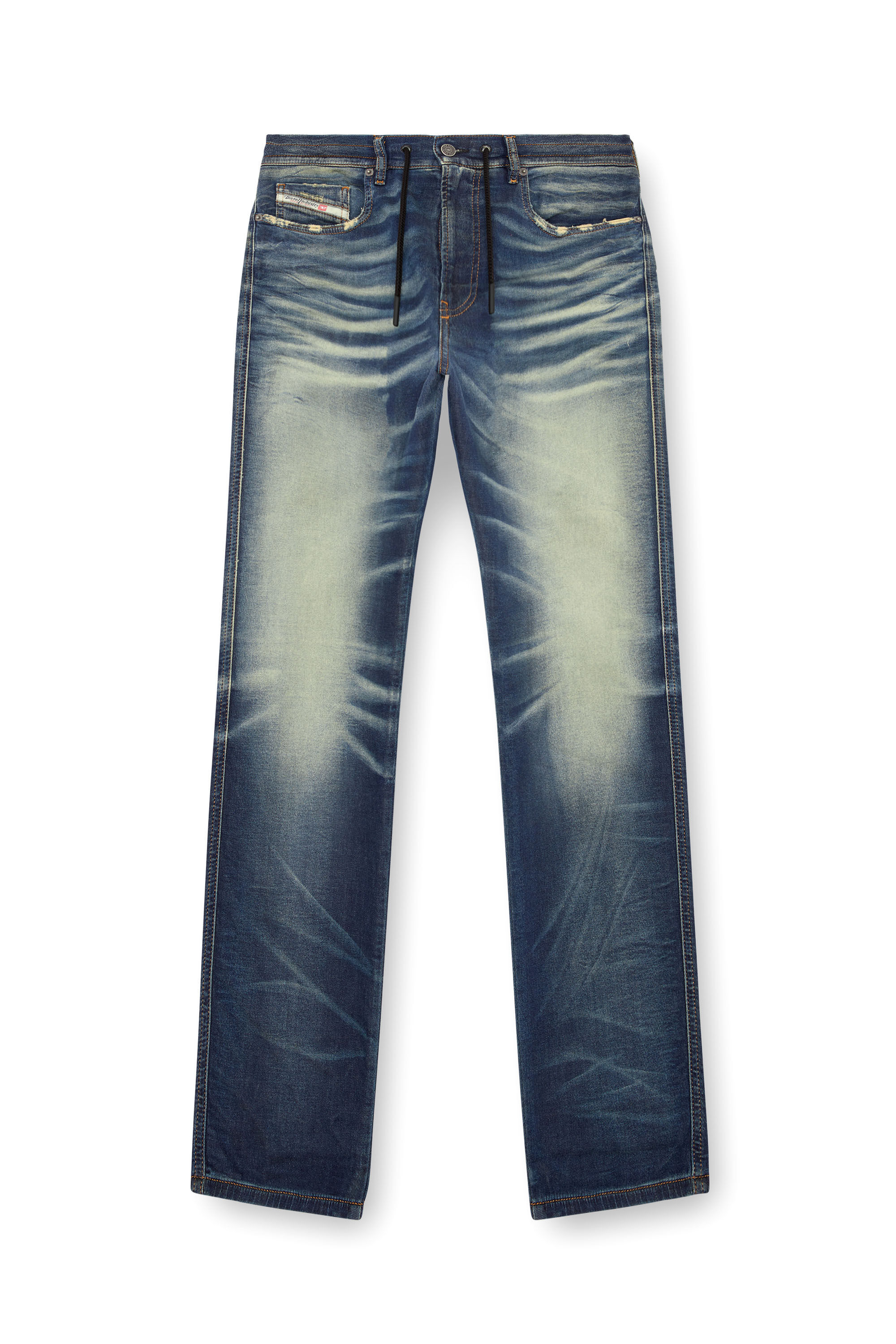 Diesel - Male's Slim 2060 D-Strukt Joggjeans® 068MH, ダークブルー - 2