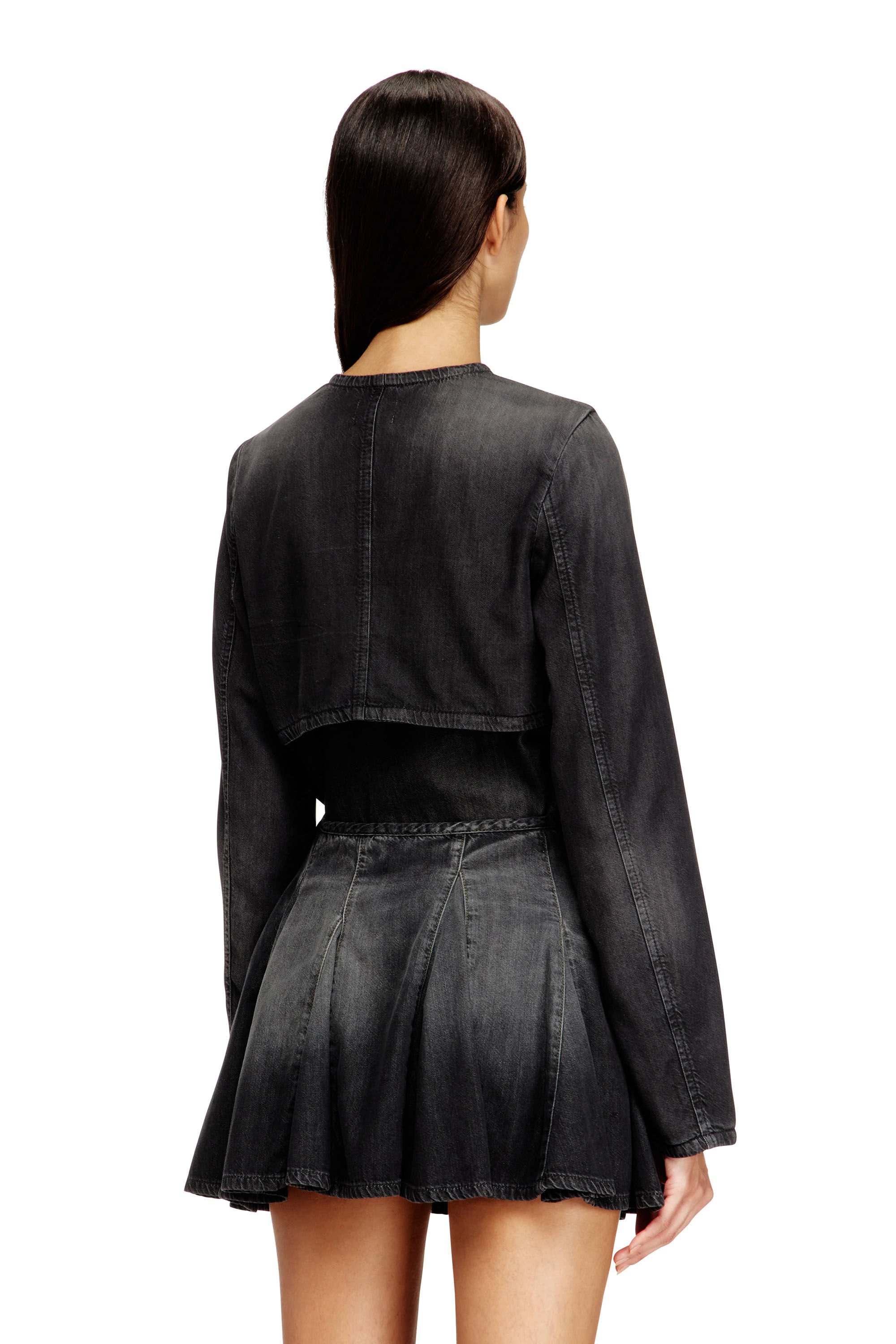 Diesel - DE-TERRI-S, Female's デニムジャケット in ブラック - 5