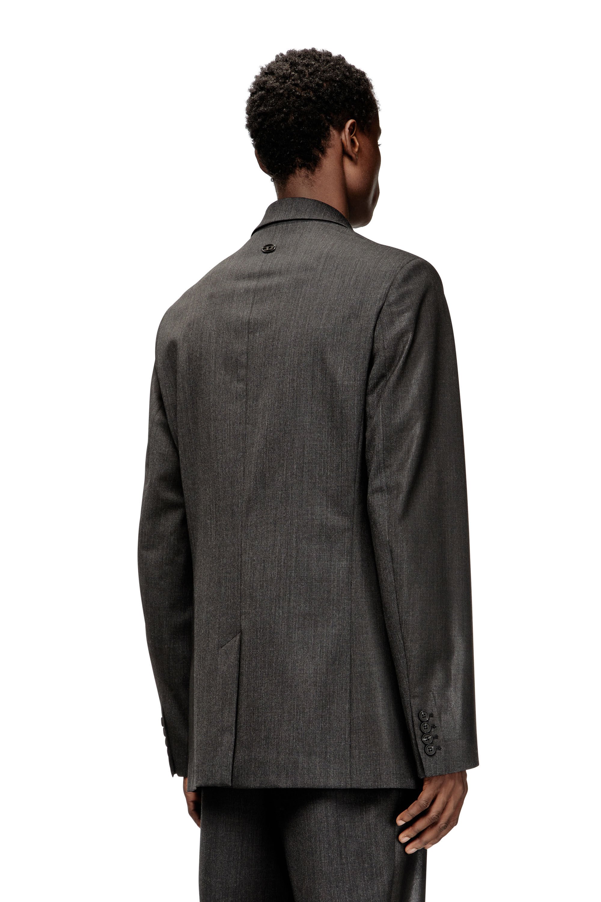 Diesel - J-CREED-SLCF, Male's テーラードジャケット in ダークグレー - 5