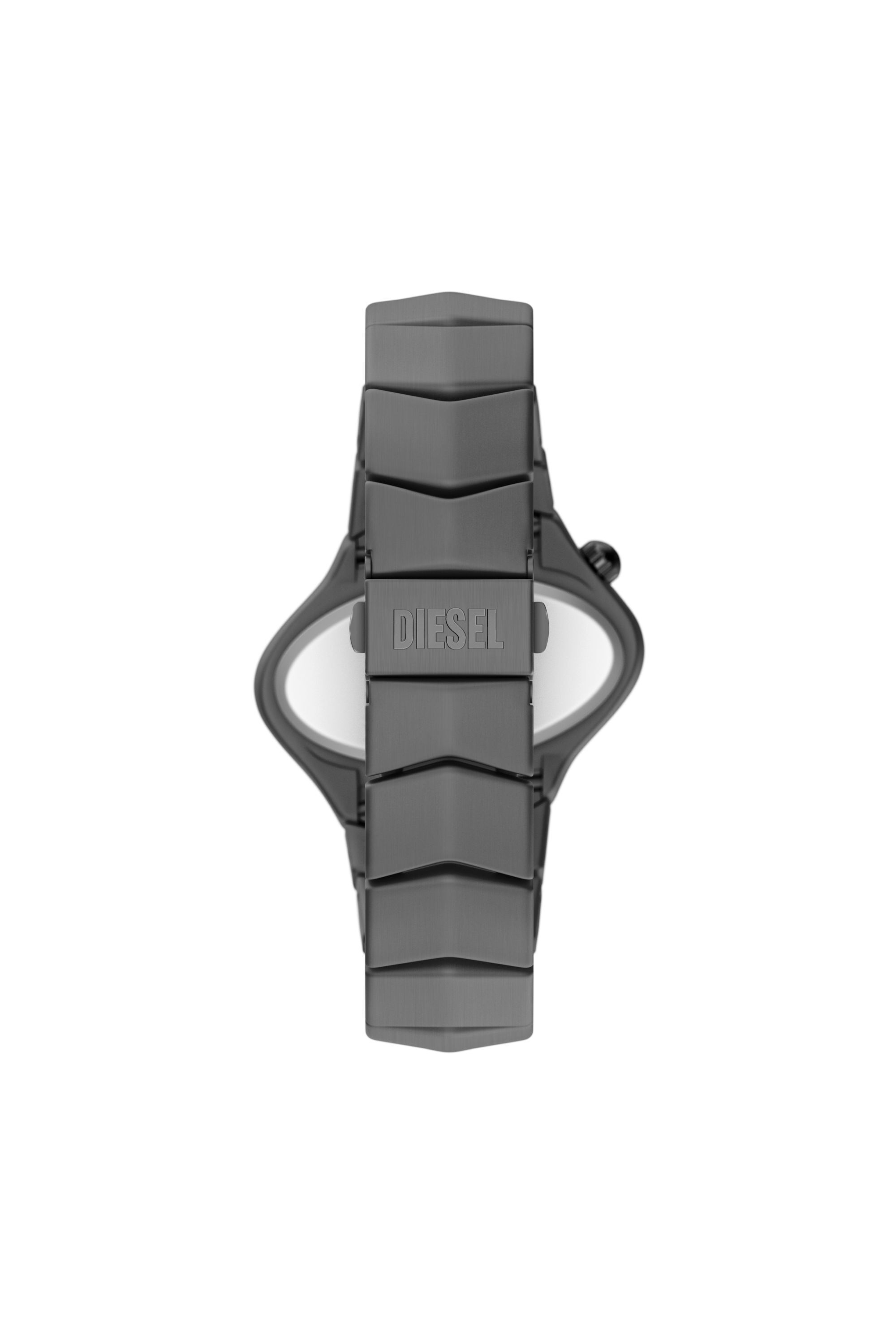DZ2241 WATCH D-Rush gunmetal stainless steel watch｜グレー｜メンズ