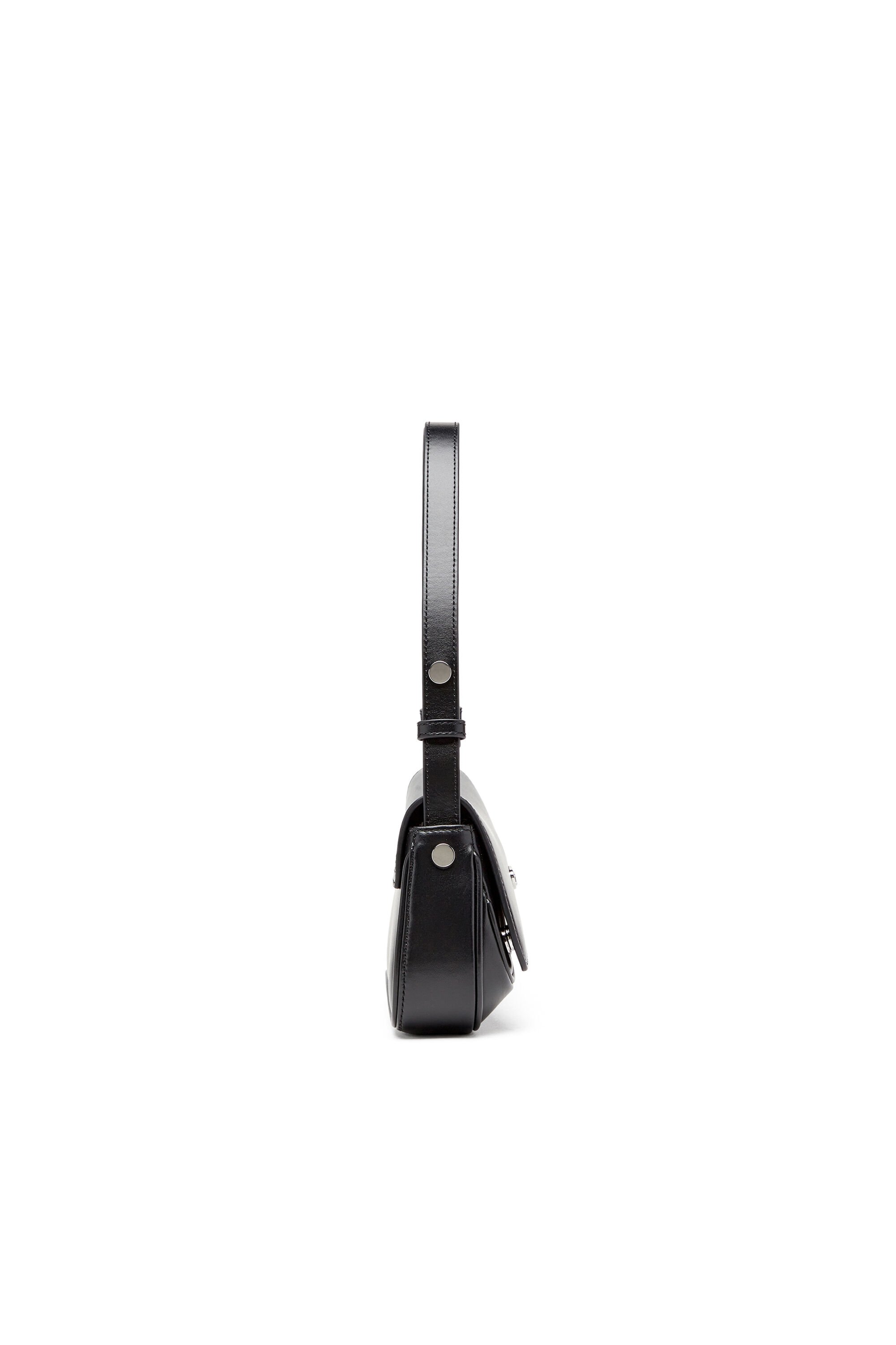 Diesel - PLAY CLUTCH, Female's Play-Semi gloss leather shoulder bag in ブラック - 4