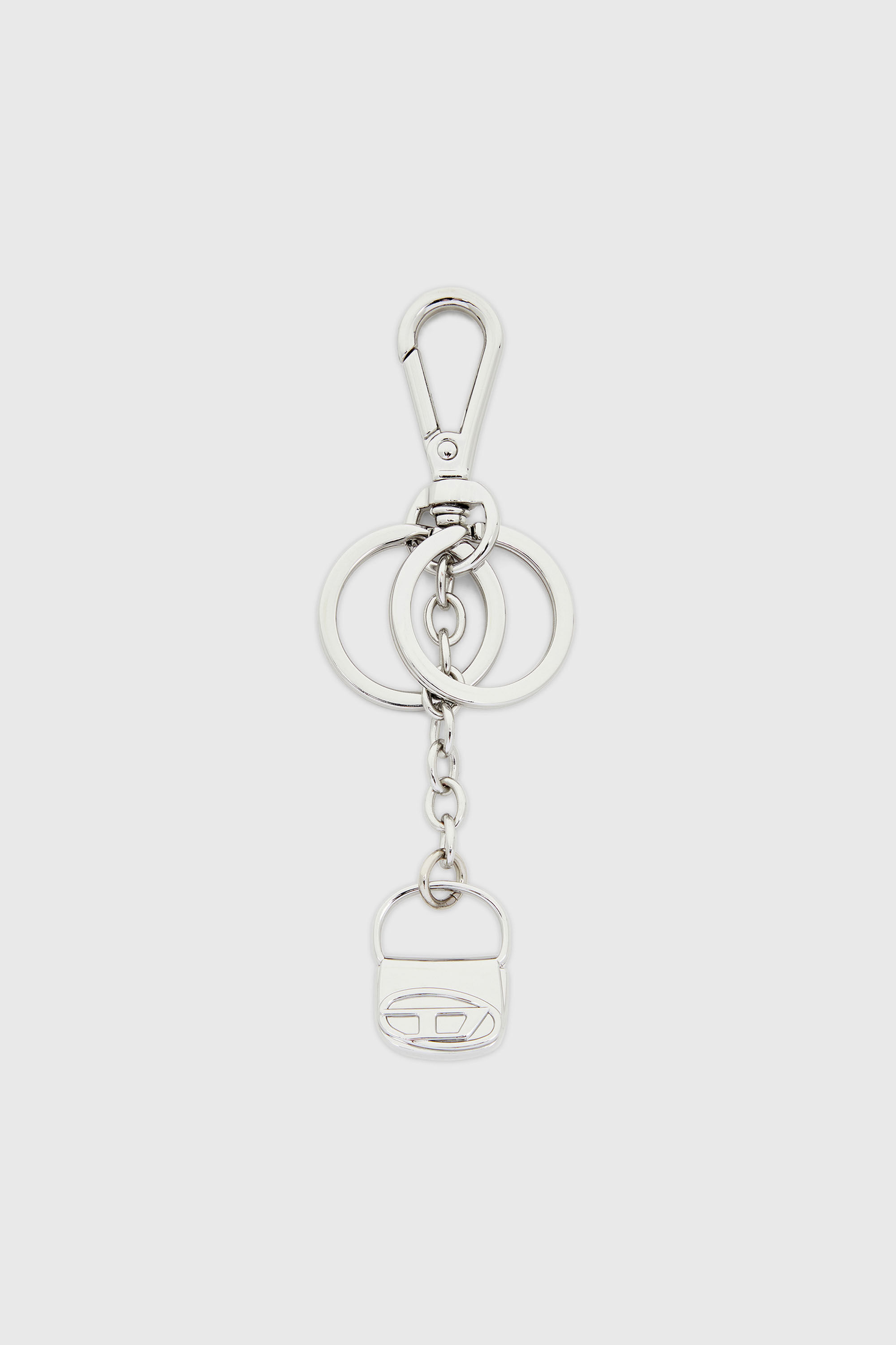 Diesel - 1DR-KEYRING CHARM, Female's キーチャーム in シルバー - 1