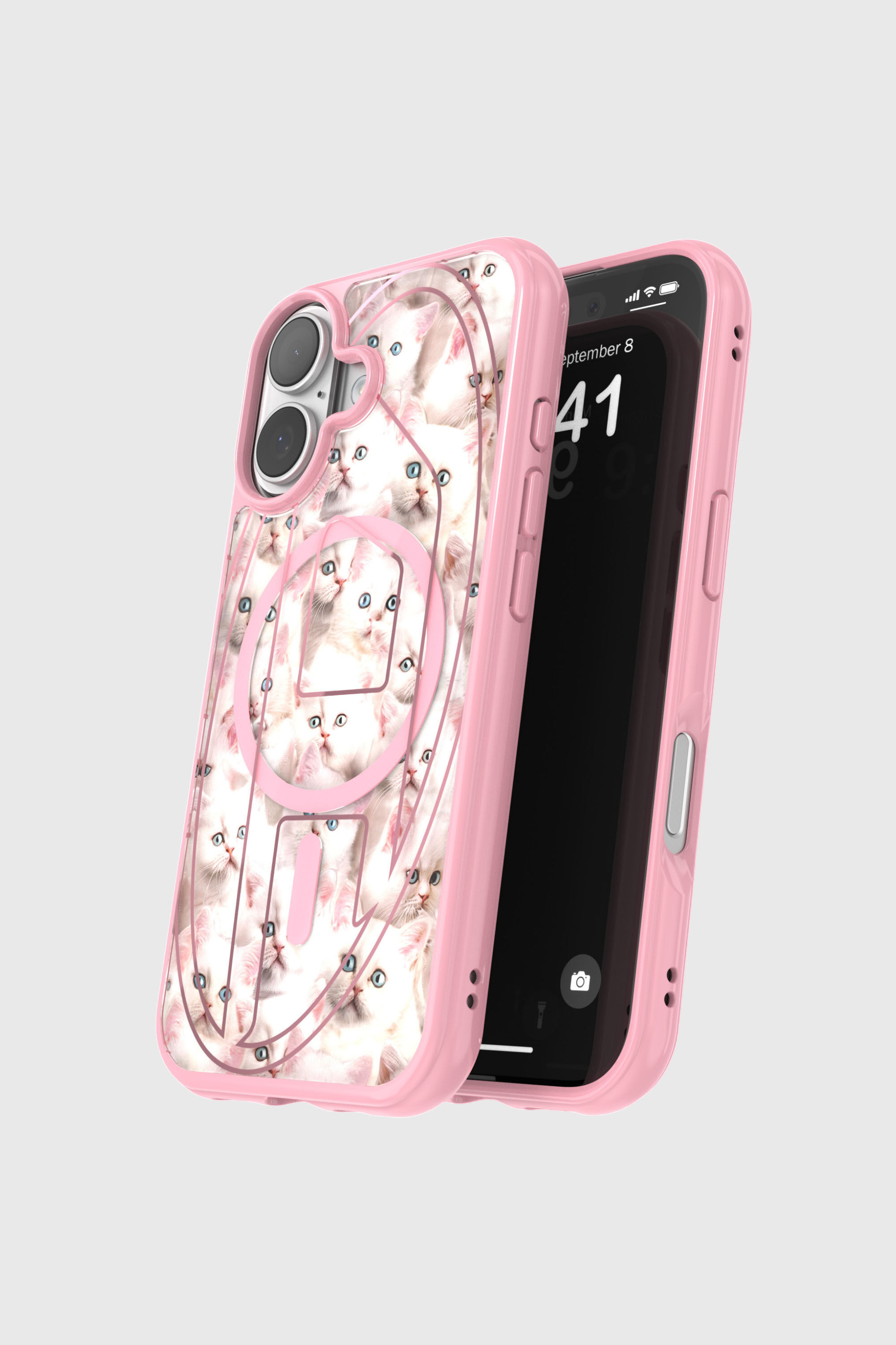 60423 AOP CASE IPHONE 17｜ピンク｜ウィメンズ｜DIESEL