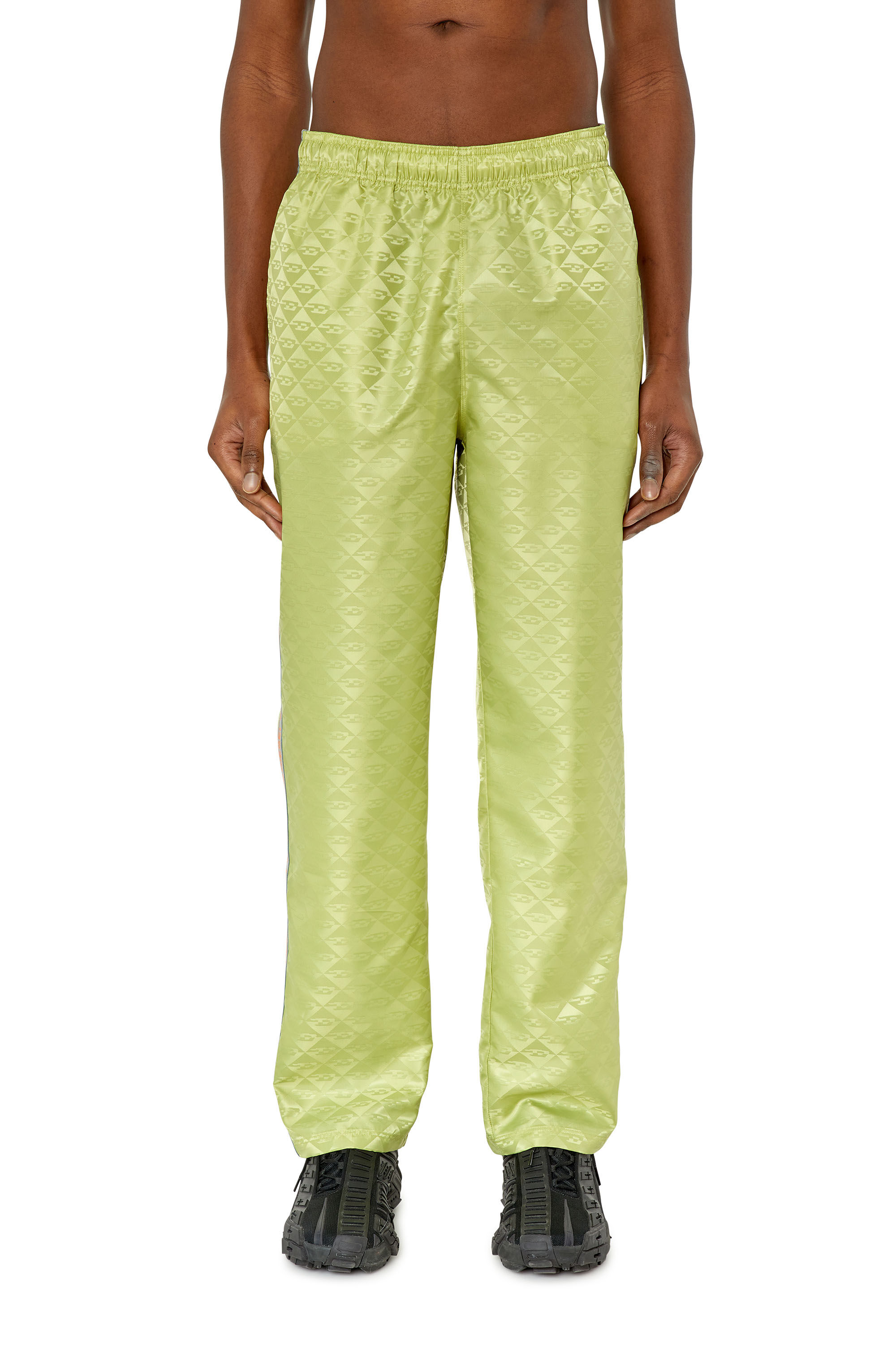 Diesel - AMWB-CREED-HT26, Male's トラックパンツ トレーニング DIESEL SPORT in グリーン - 1