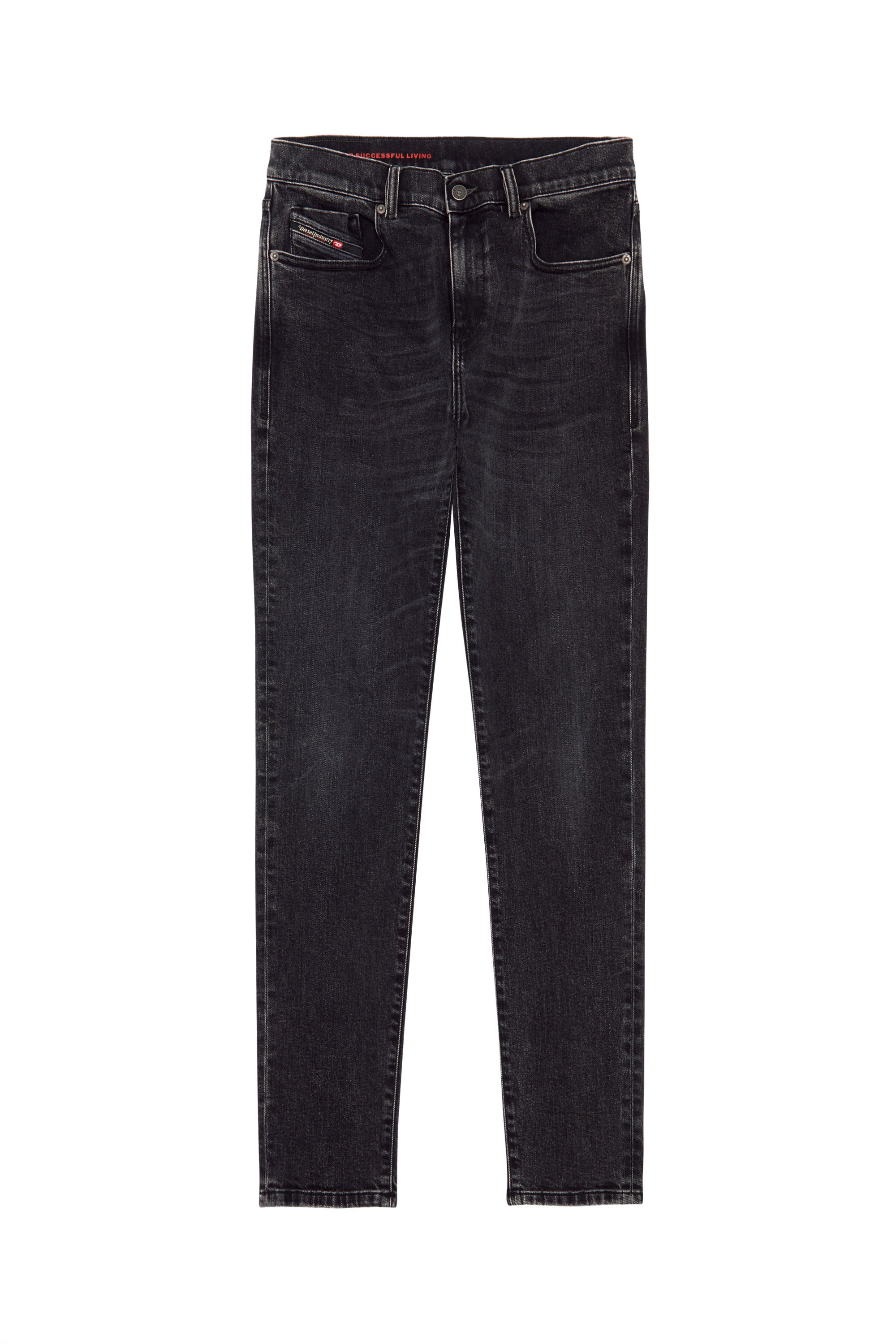 Diesel - Male's Slim Jeans 2019 D-Strukt 09B83, ブラック/ダークグレー - 2