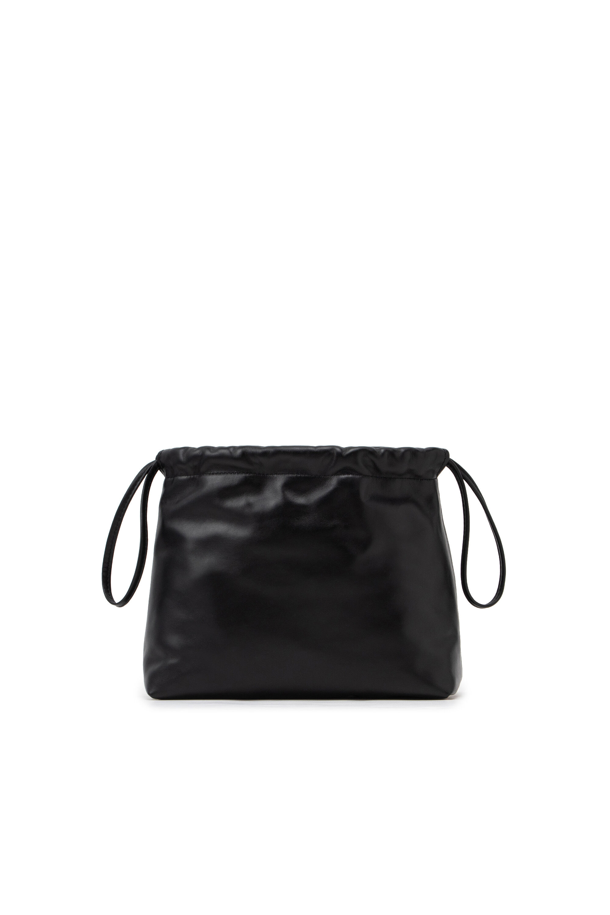Diesel - CLOU-D CROSSBODY, Unisex's Clou-D-Small leather bucket bag in ブラック - 3