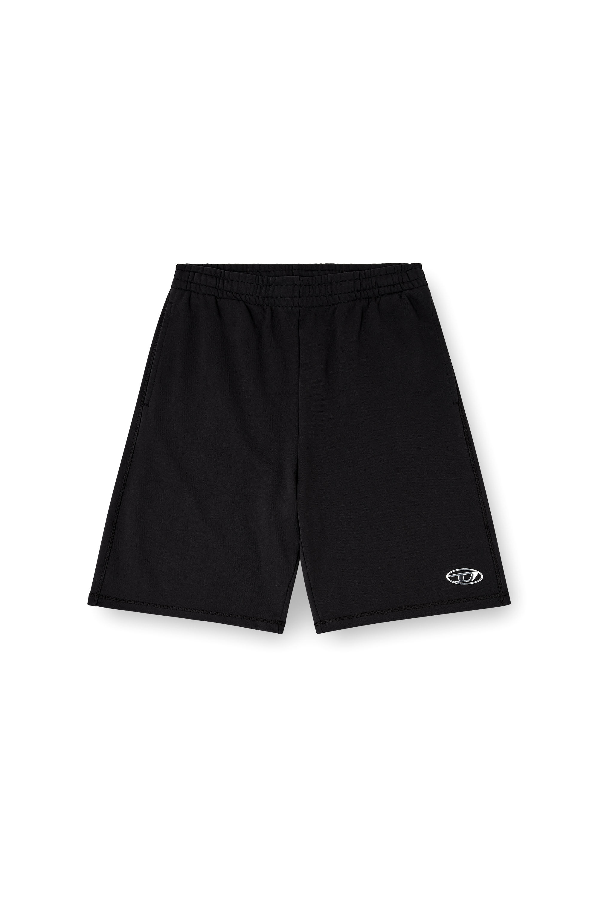 P-MARSHY-IOD スウェットショートパンツ｜ブラック｜メンズ｜DIESEL