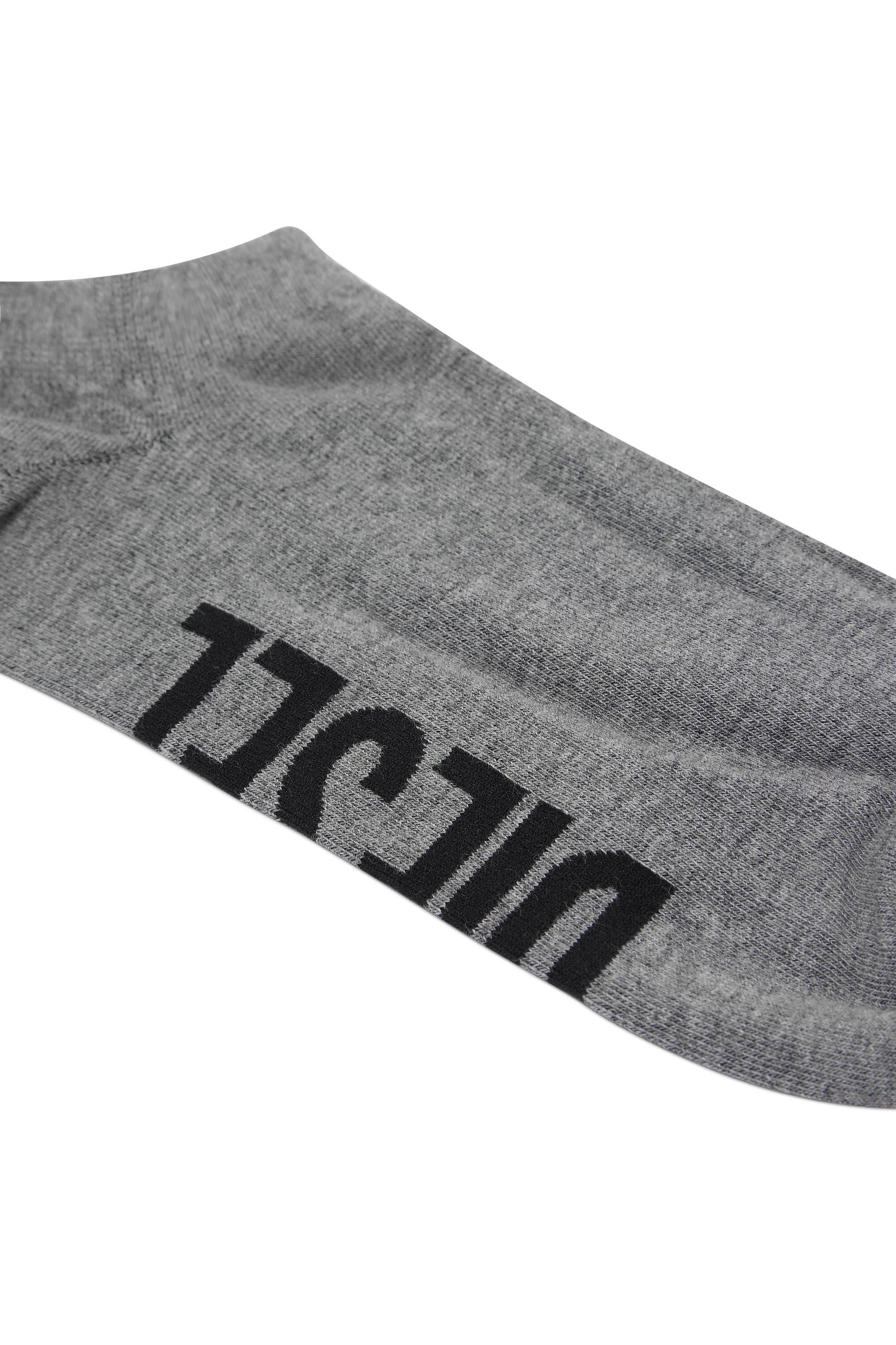 Diesel - SKM-GOST-THREEPACK, Male's ソックス3足セットローアンクル in ブラック/ホワイト - 2