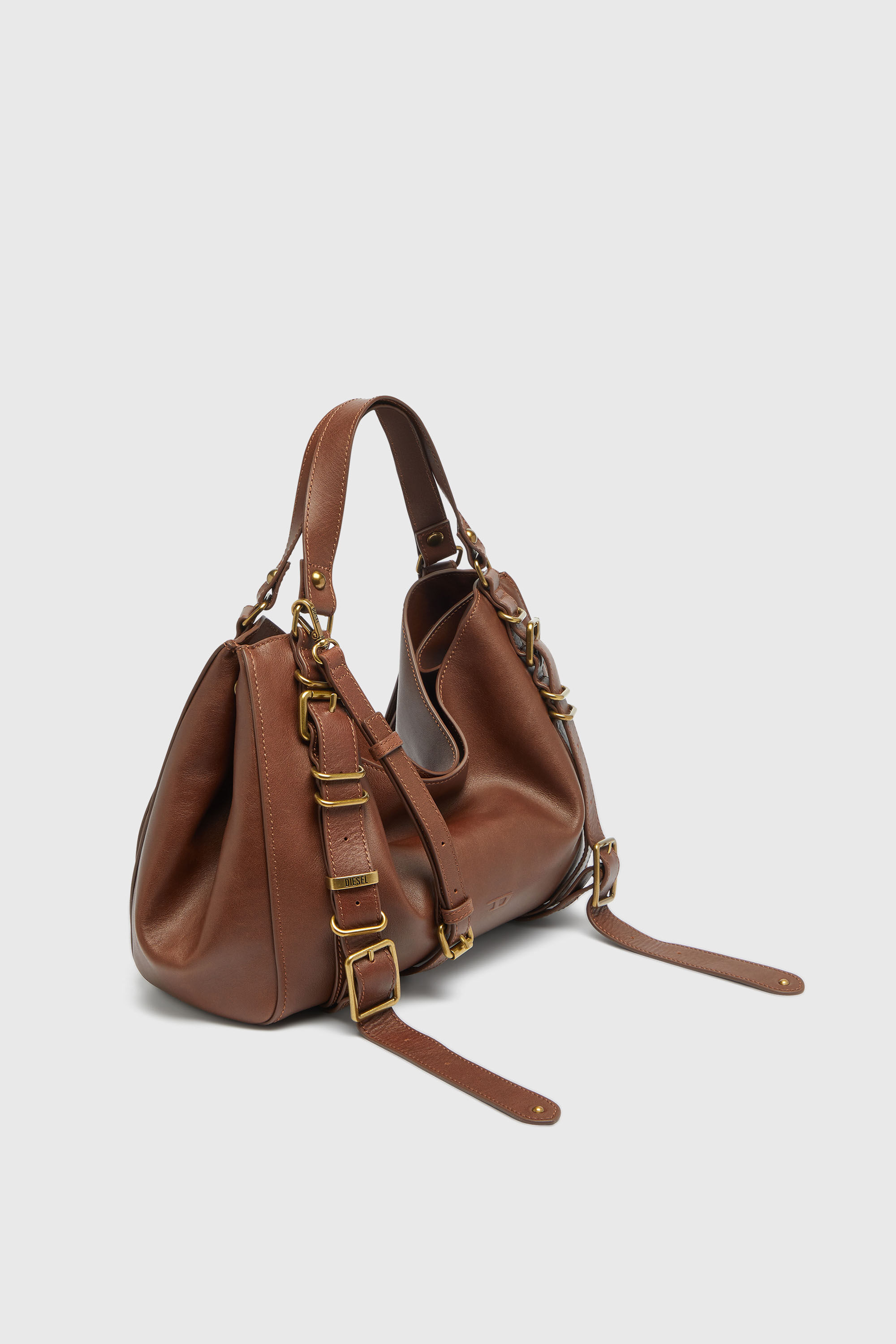 D-ONE TOPHANDLE M D-One-Medium top-handle bag in treated leather