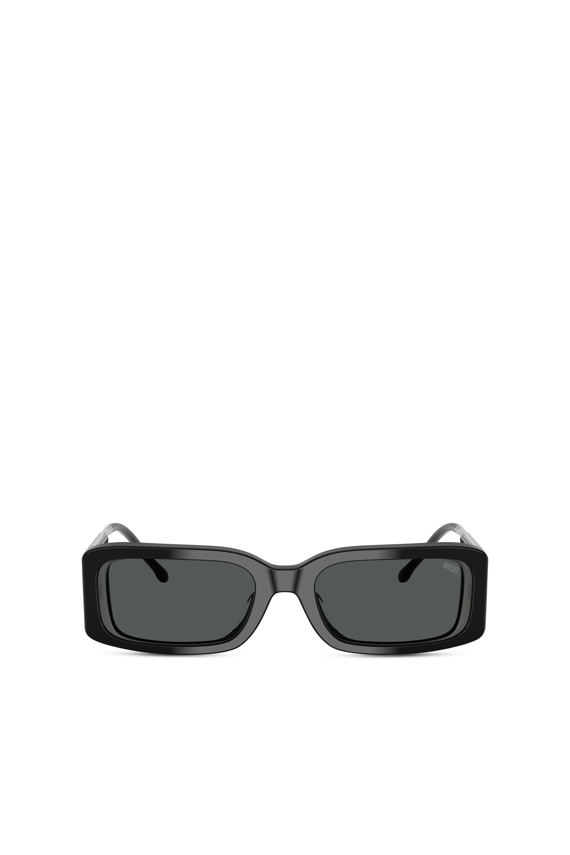 Diesel - 0DL2017U, Unisex's Rectangle sunglasses in ブラック - 1