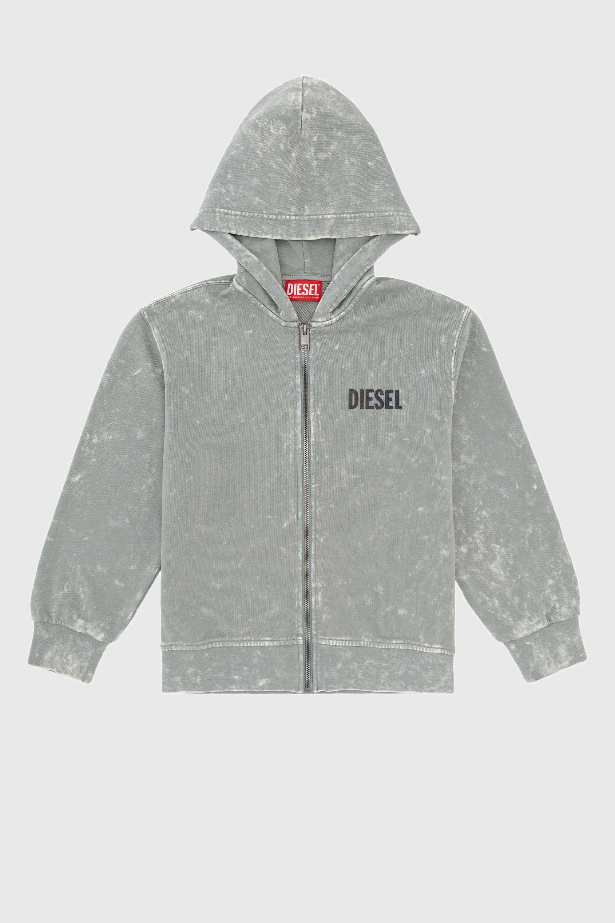 Diesel - SMALY, Male's パーカー in グレー - 4