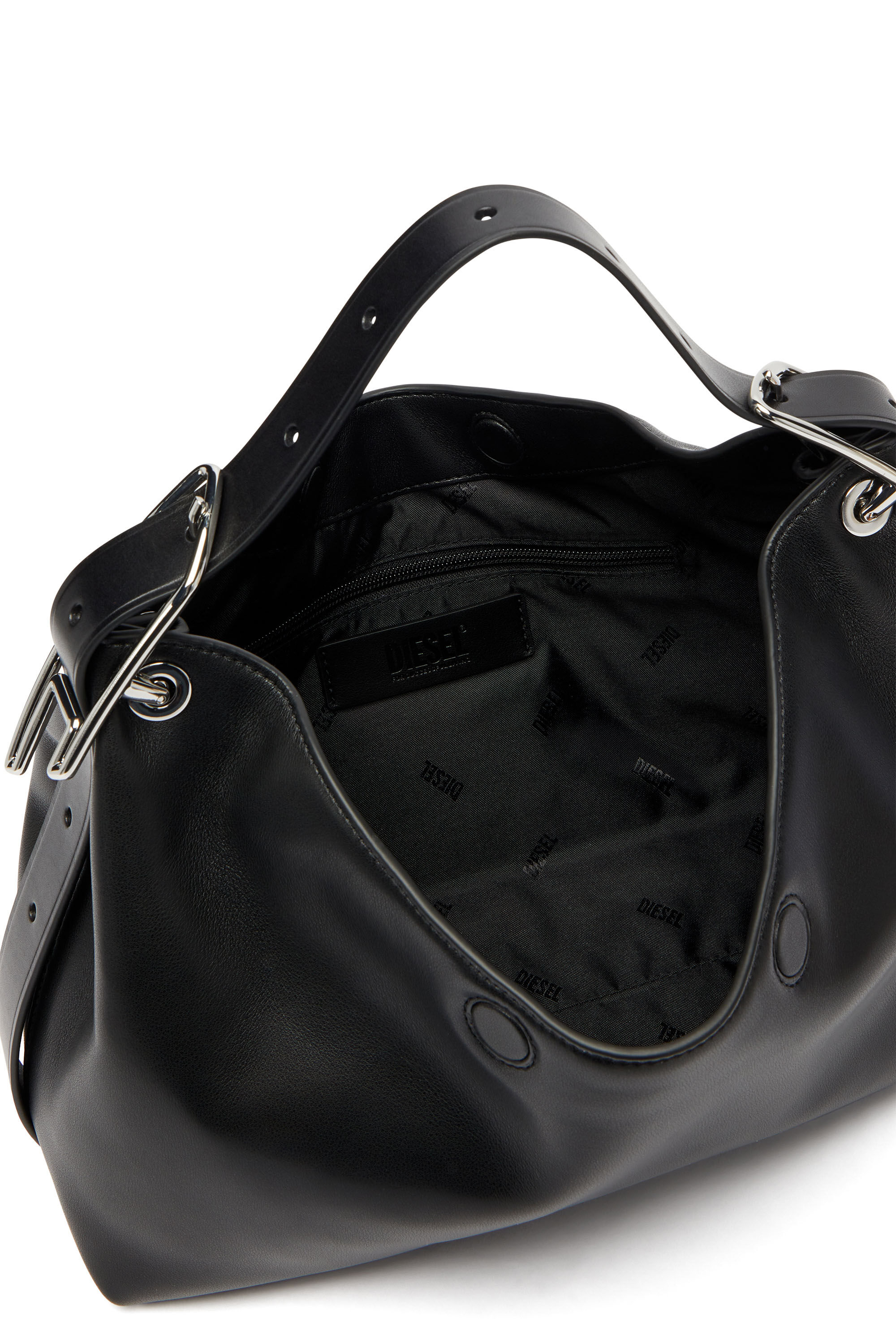 D-LINE SHOULDER ショルダーバッグ｜ブラック｜ウィメンズ｜DIESEL