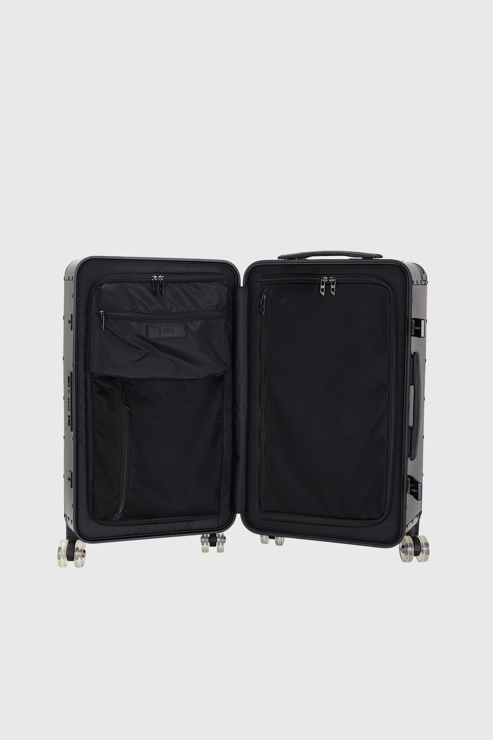 Diesel - DSL CARBON FIBER TROLLEY-BLACK- DSL001, Unisex's Carbon fiber suitcase size M in ブラック - 4