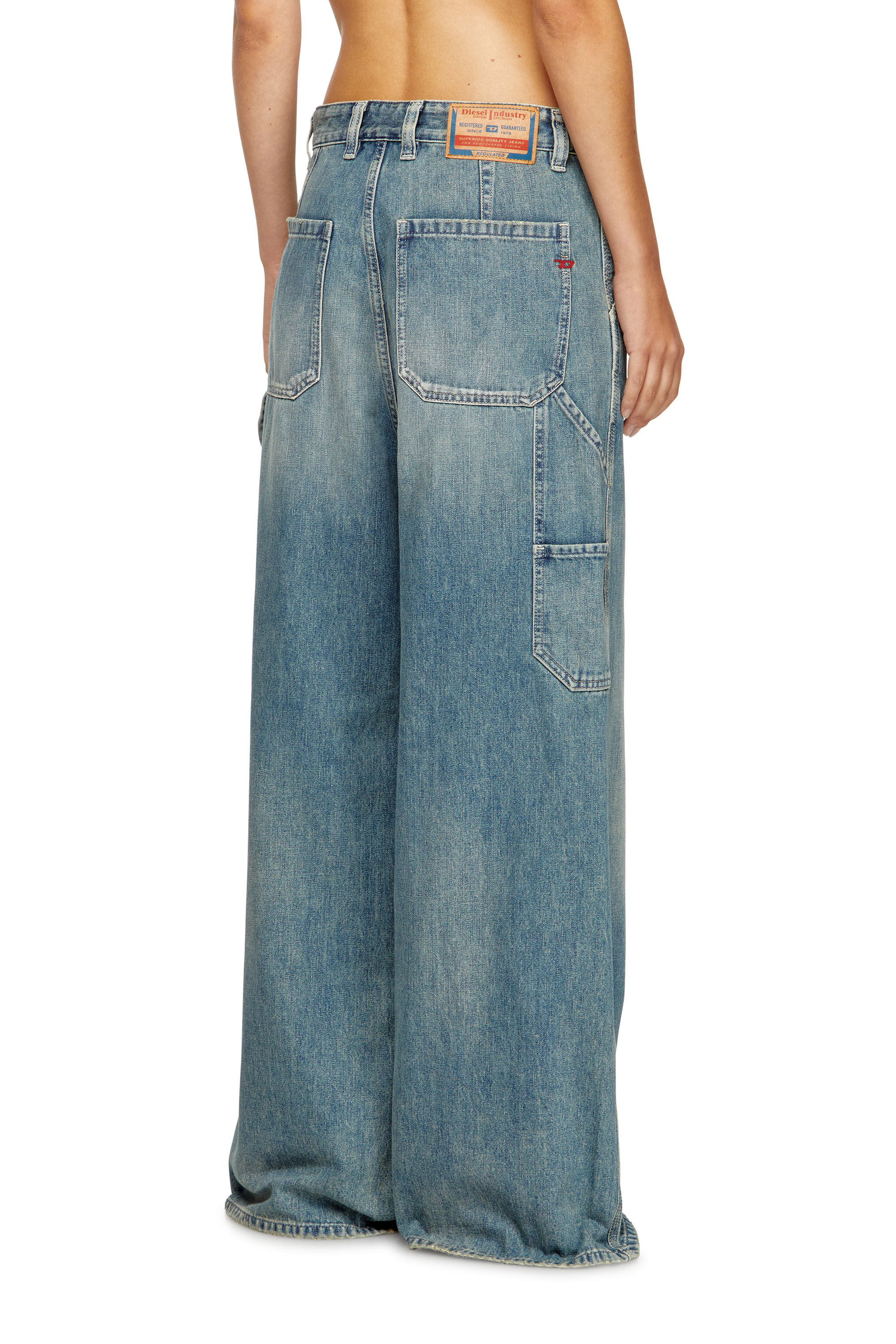 Diesel - Female's Relaxed Jeans 1996 D-Sire 068SK, ライトブルー - 4