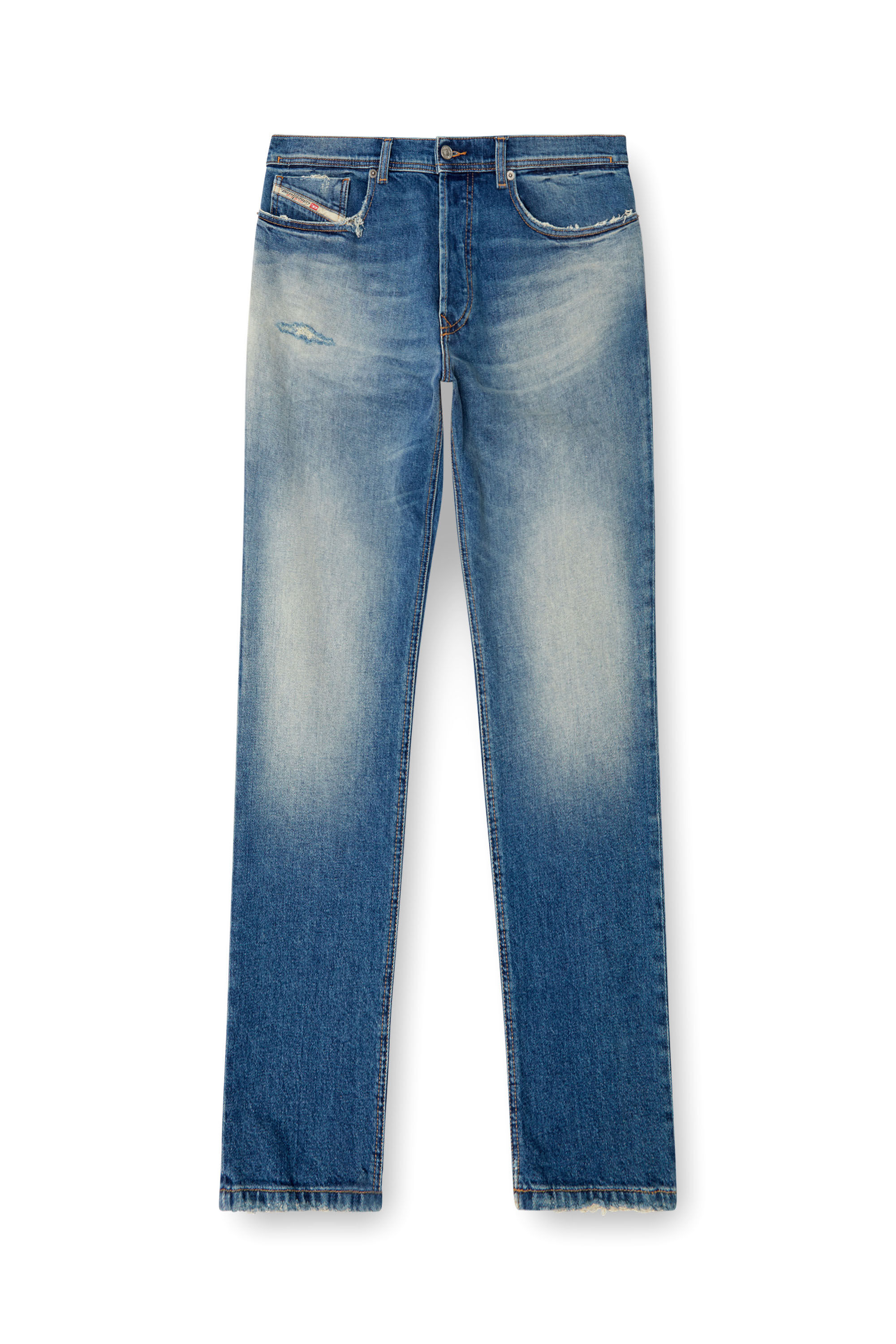 Diesel - Male's Regular Jeans 2023 D-Finitive 0BMBY, ミディアムブルー - 2