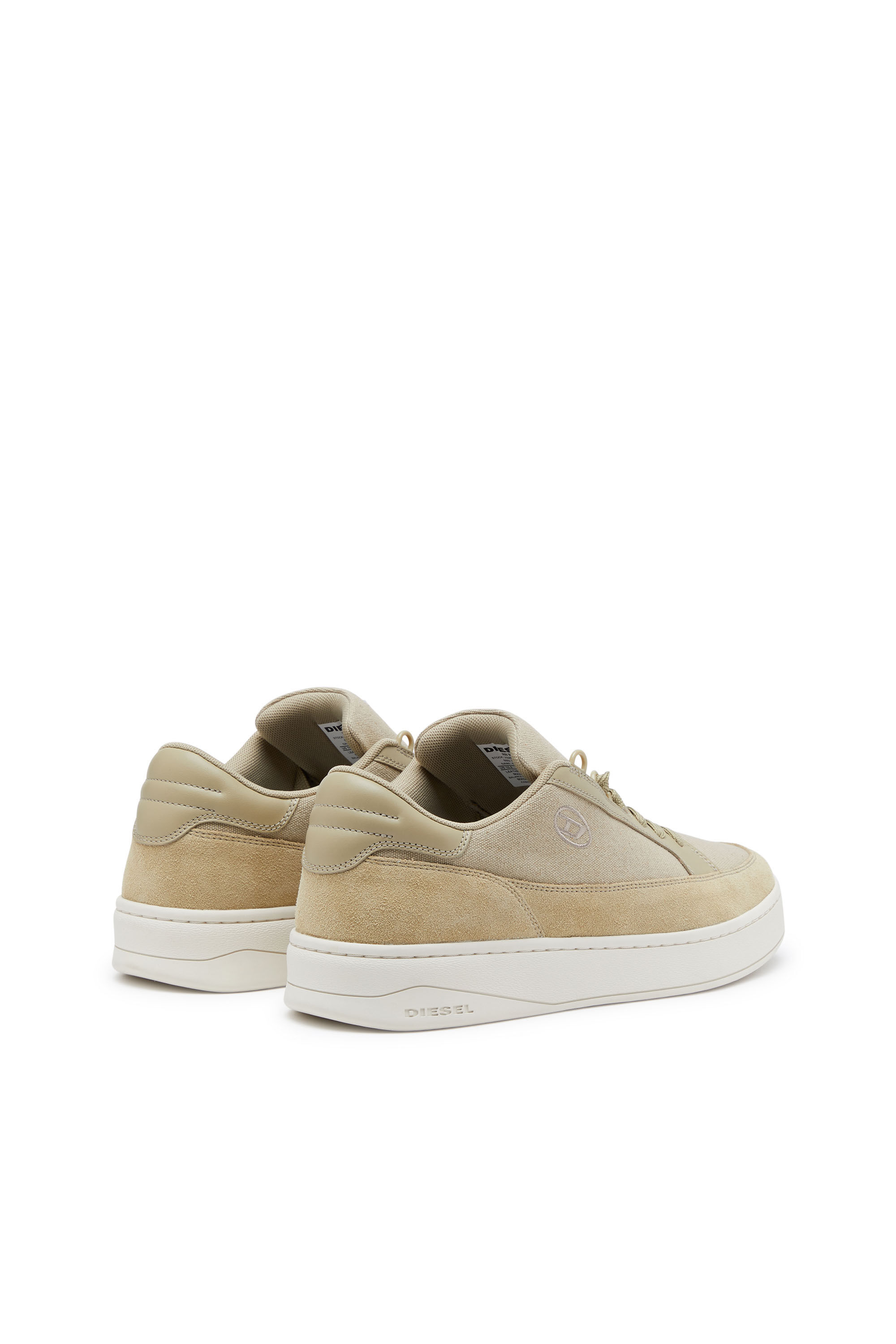 Diesel - S-SINNA LOW X, Male's キャンバス スウェード ローカットスニーカー - S-Sinna Low X in ベージュ - 3