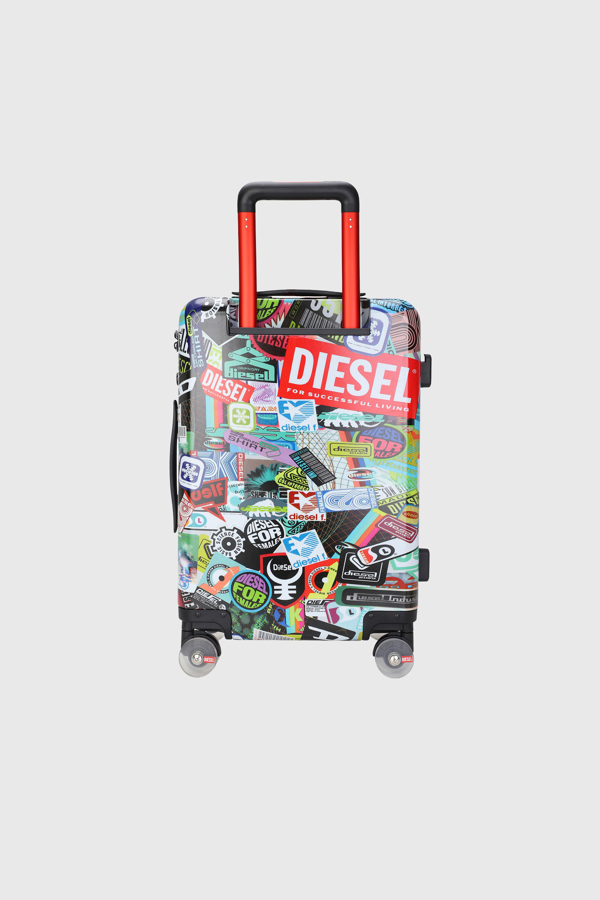 Diesel - DIESEL PC PRINTED TROLLEY-STICKERS- DSL0, Unisex's Sticker style suitcase size S in マルチカラー - 2