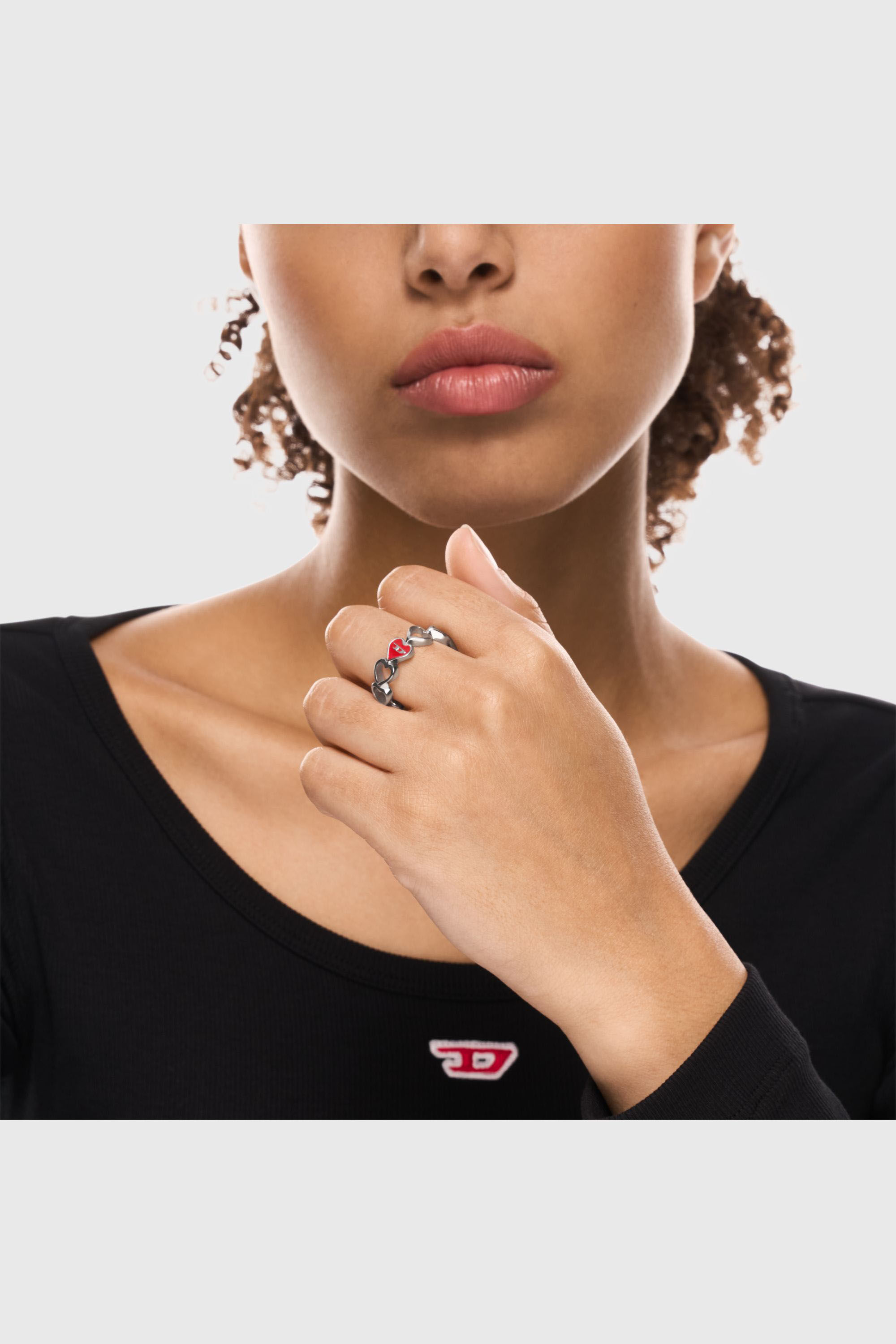DIESEL リング チェリーモチーフ DX166940 JEWELLERY リング｜シルバー｜ウィメンズ｜DIESEL