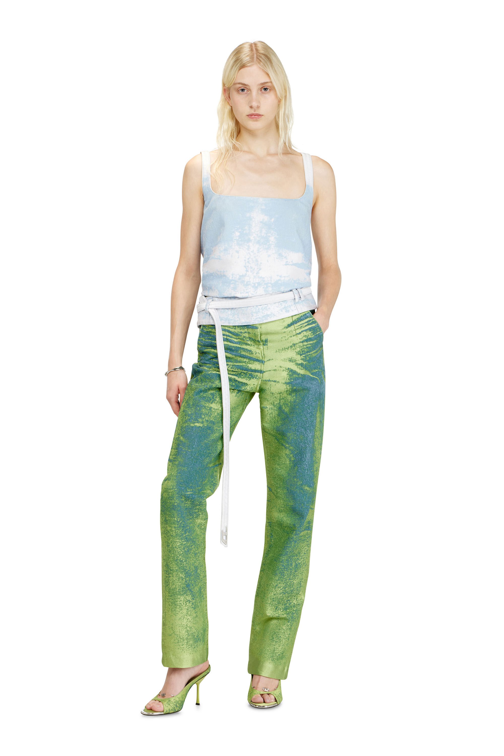 Diesel - Female's Slim Jeans D-DRELIAN 0EFDK, グリーン - 1