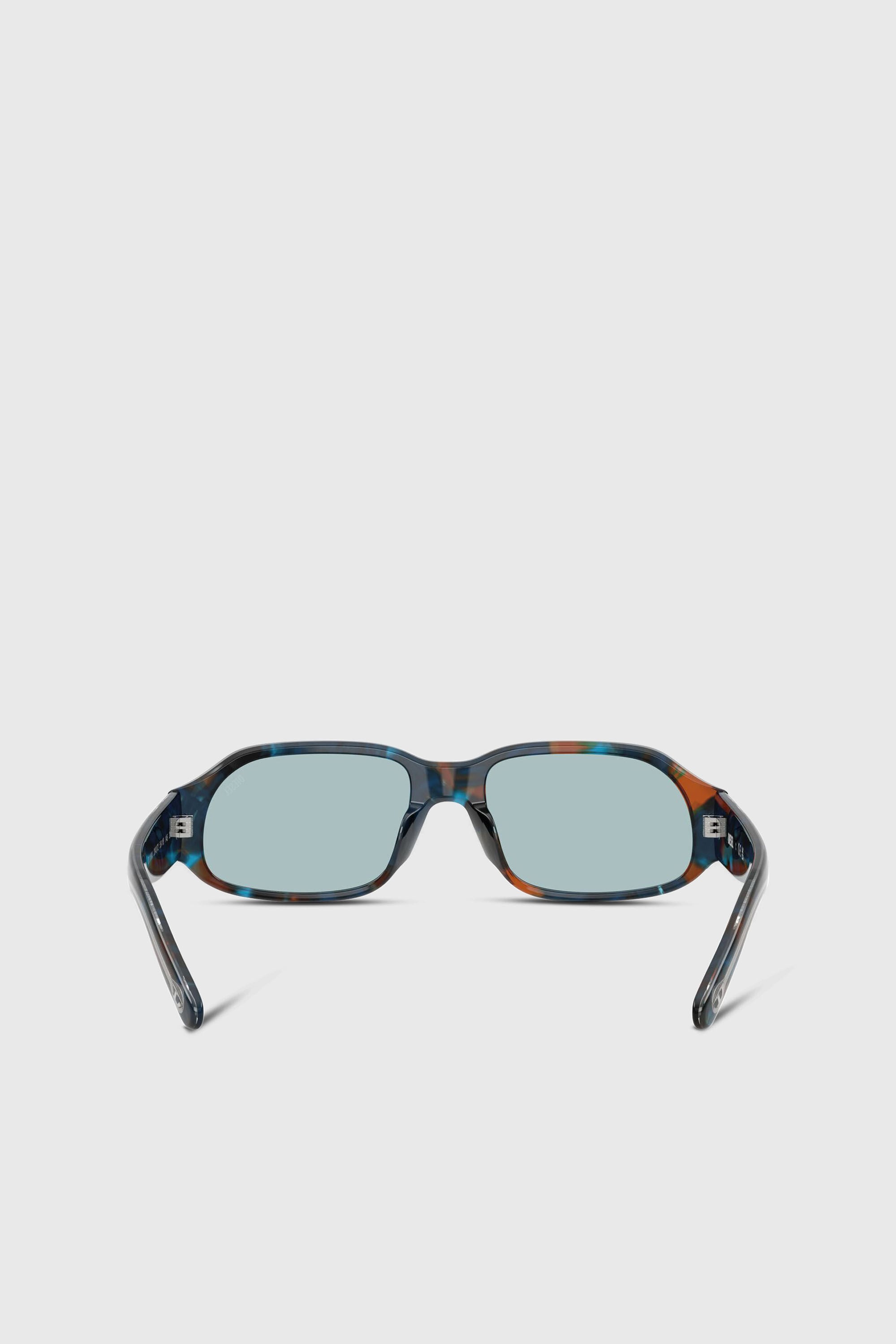 Diesel - 0DL2009U, Unisex's Rectangle sunglasses in ブルー/ブラウン - 3