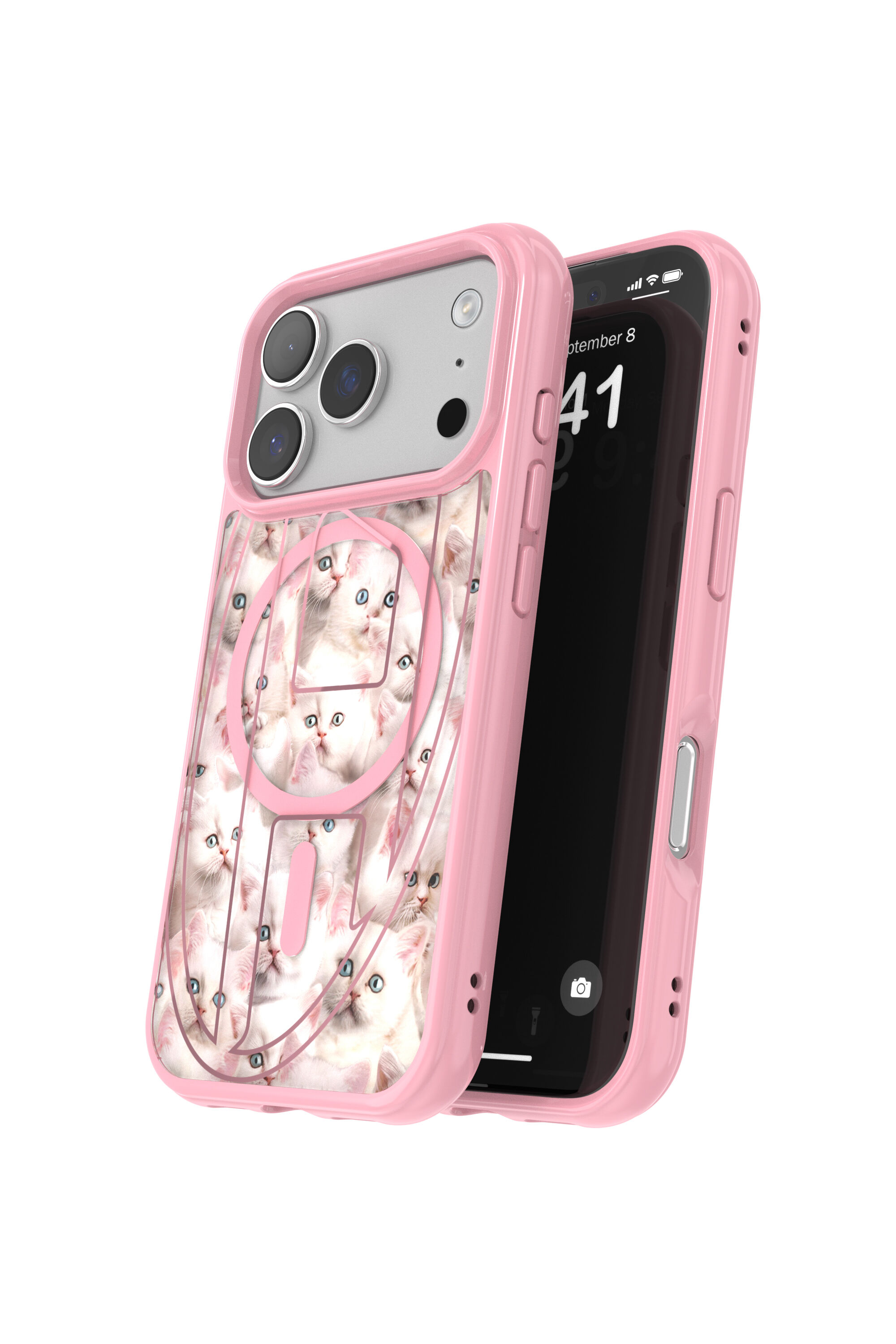 IOS シンデレラフィットコレクションピンク 60425 AOP CASE IPHONE 17 PRO｜ピンク｜ウィメンズ｜DIESEL