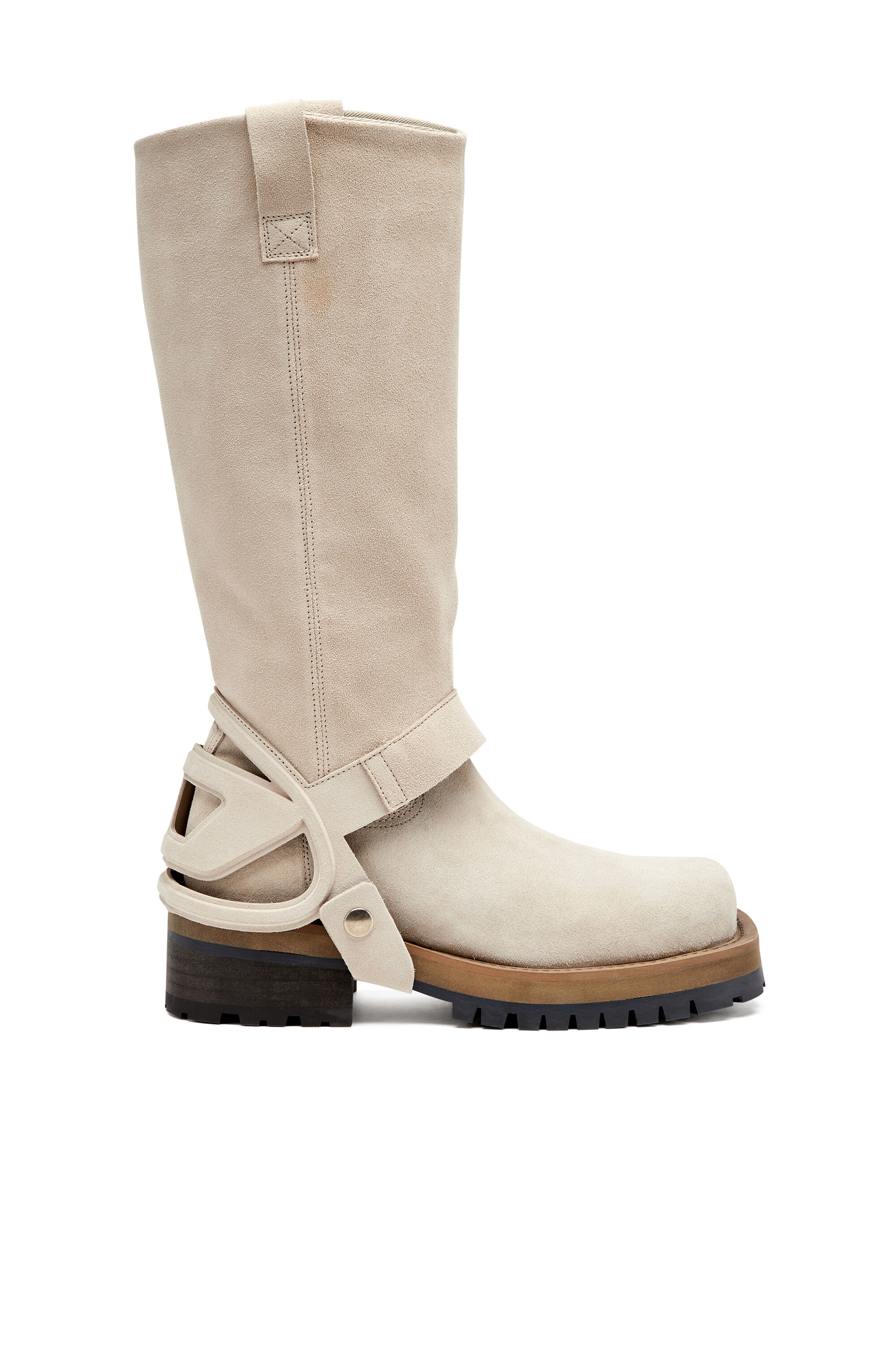 Diesel - D-TEXAN 2IN1 CH, Female's D-Texan-High and low Texan biker boot in ライトブラウン - 1