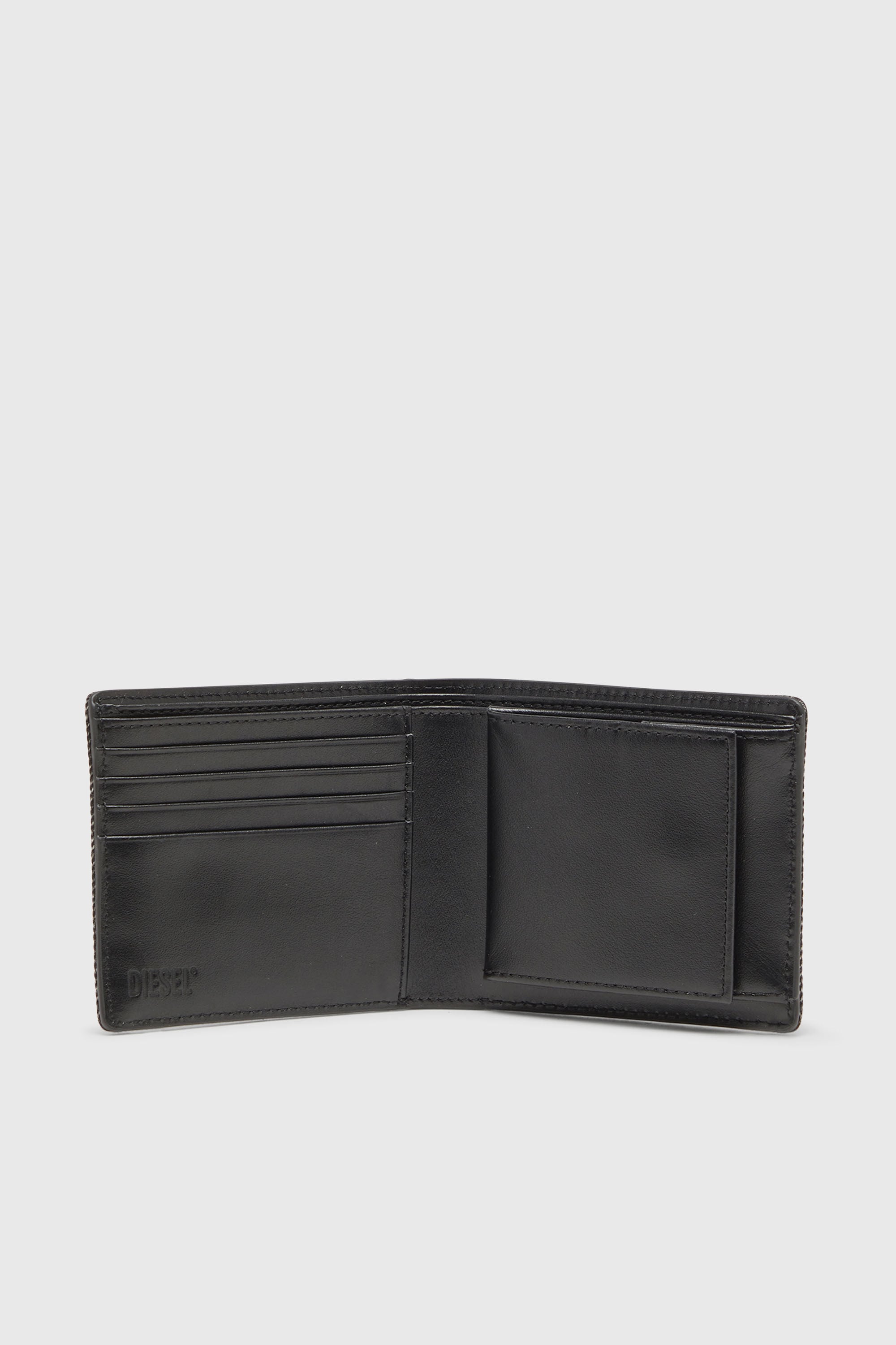 Diesel - 1DR BI FOLD COIN S 3D, Unisex's 二つ折りウォレット in ダークグレー - 3