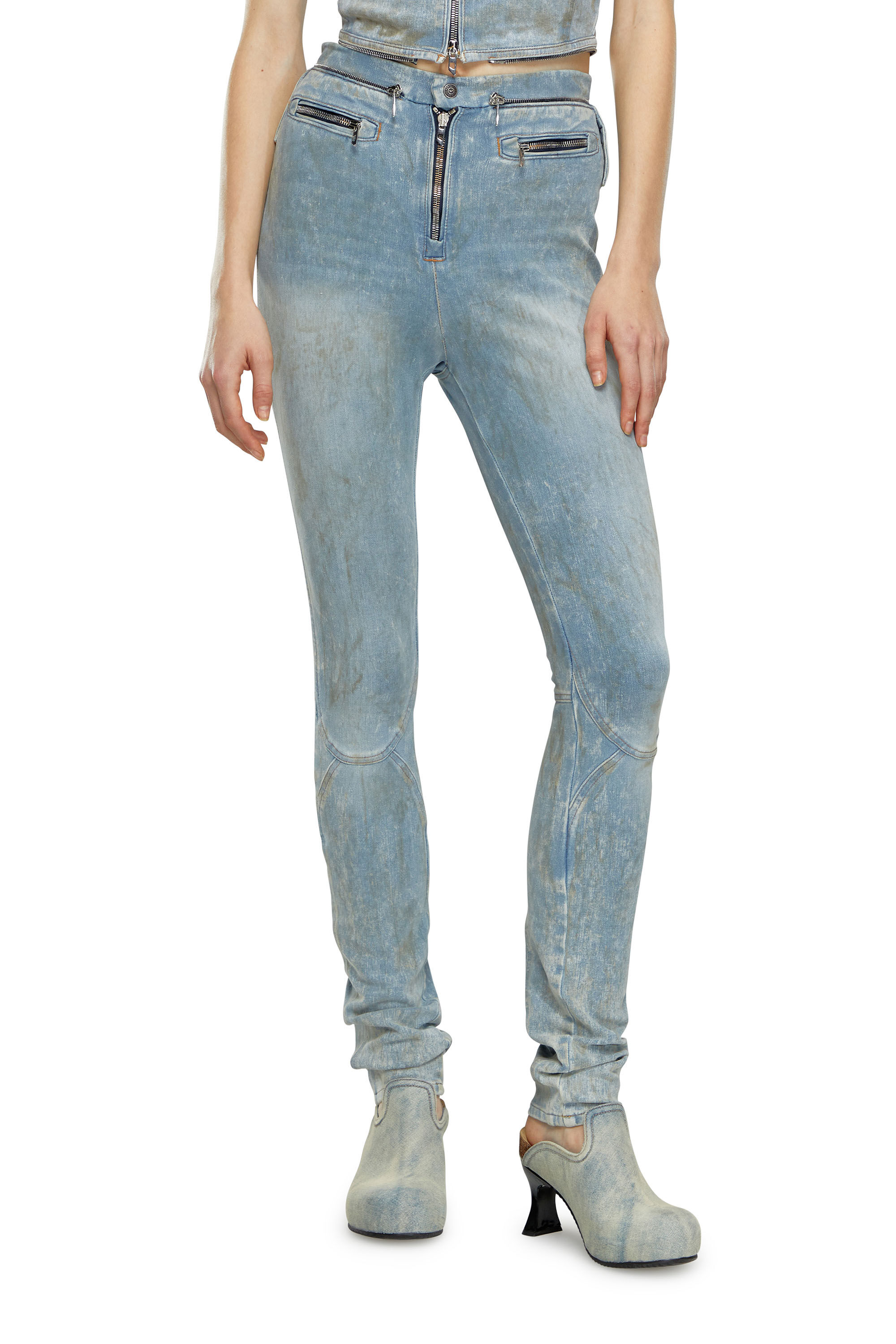 Diesel - Female's Super skinny Jeans De-Isla 09J93, ライトブルー - 3