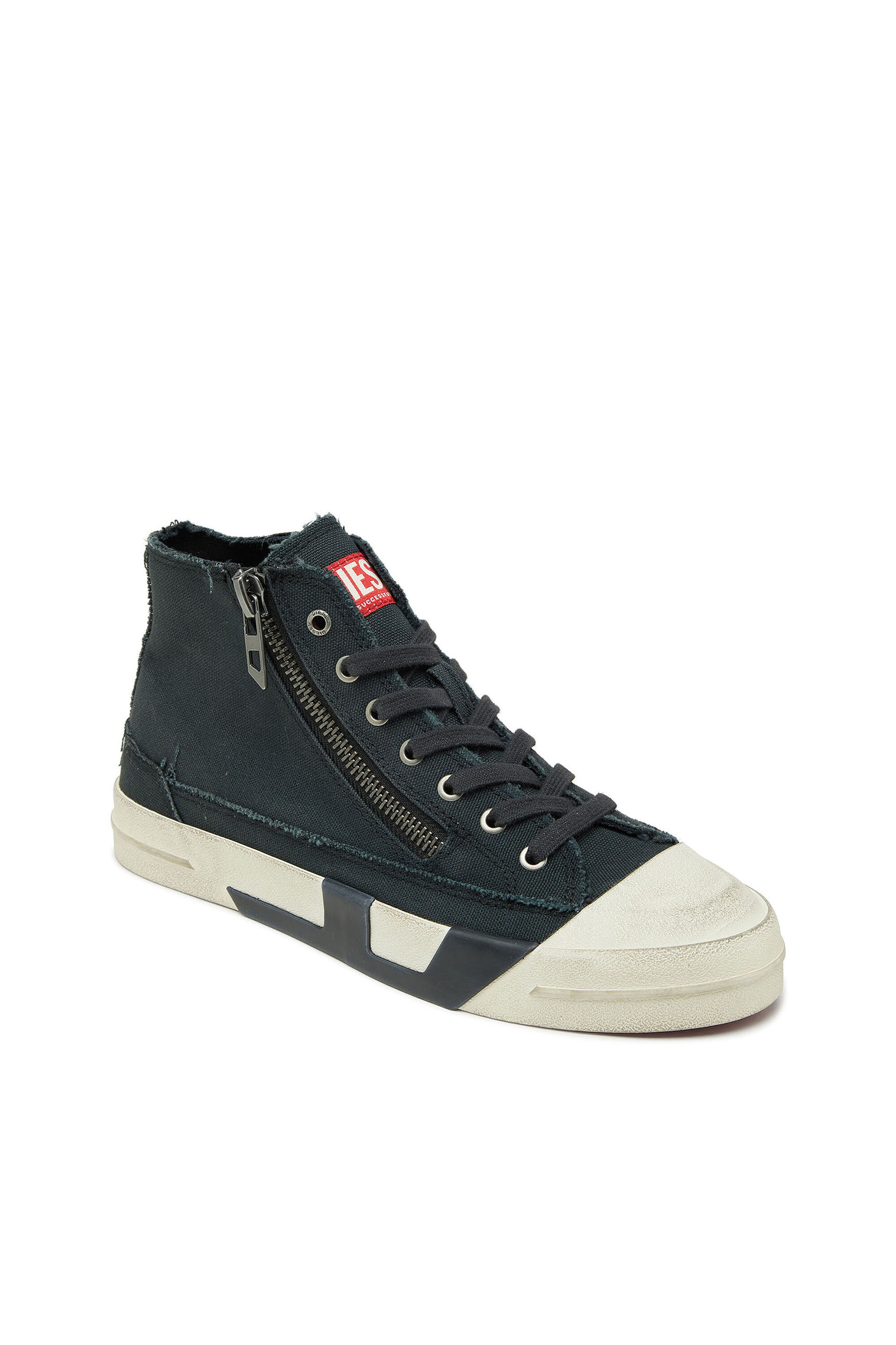 Diesel - S-D-VERSE ZIP MID II, Male's ミッドカットスニーカー in ブラック - 6