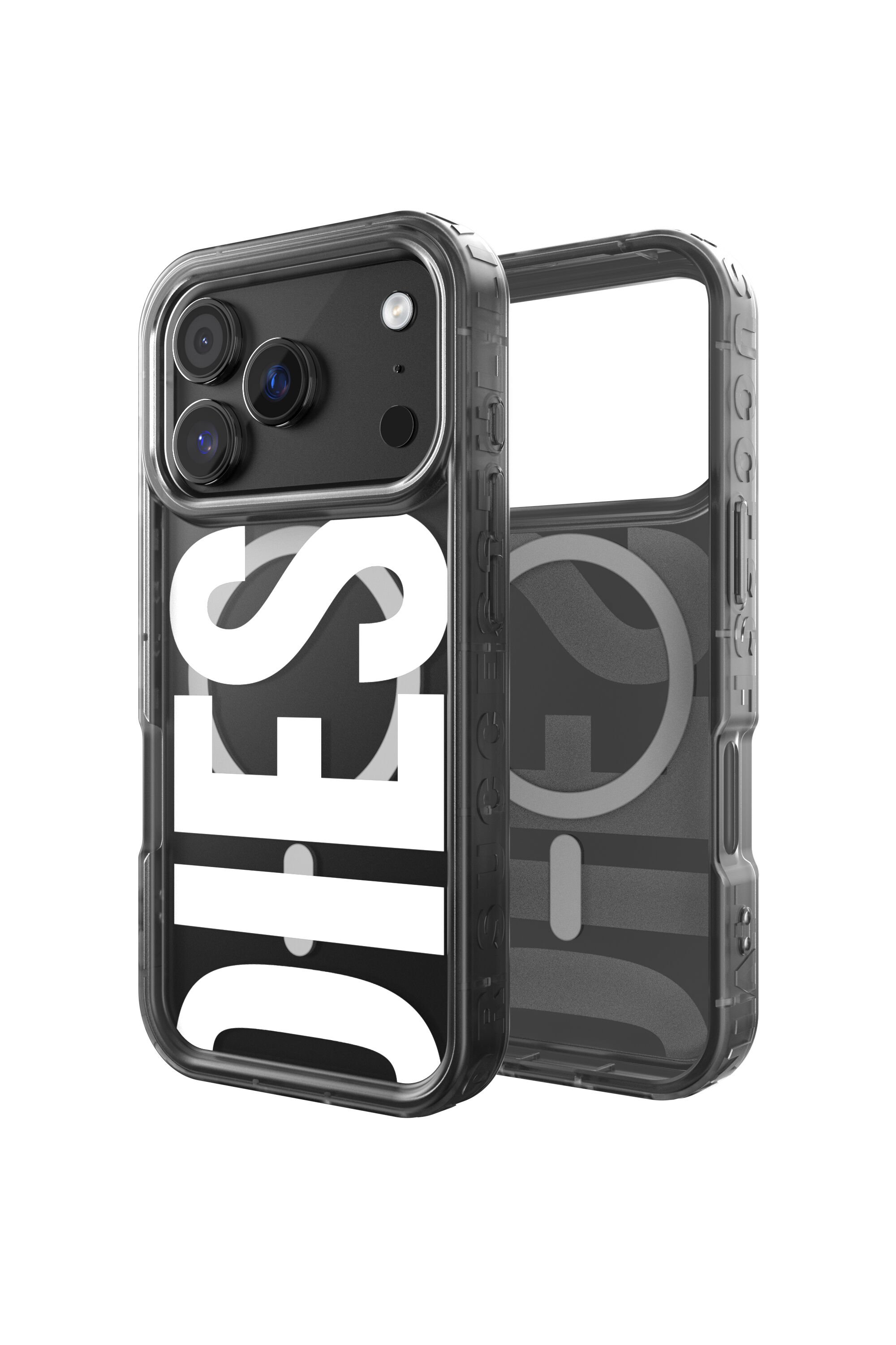 Diesel - 60437 MOULDED CASE, Unisex's IPHONE 17 PRO in ブラック - 1
