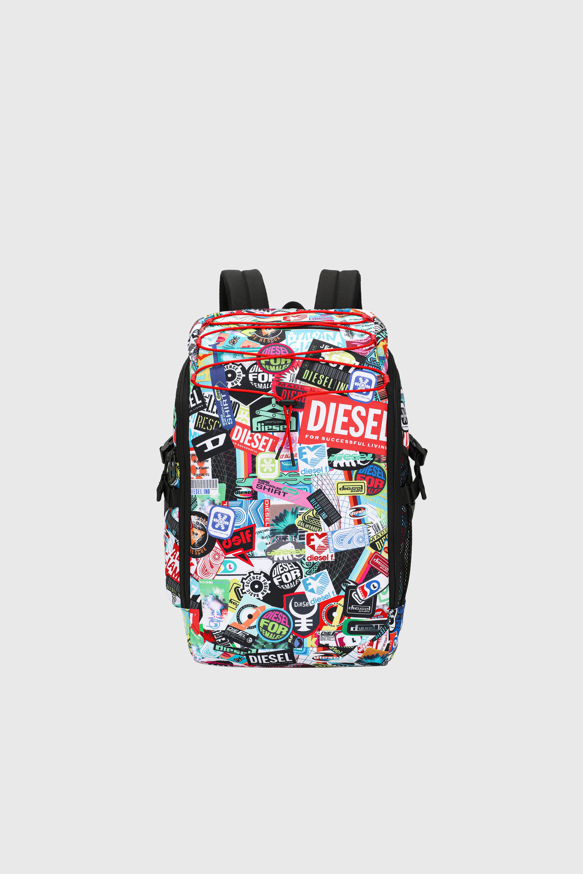 DIESEL PC PRINTED BACKPACK-STICKERS- DSB Multifunctional backpack