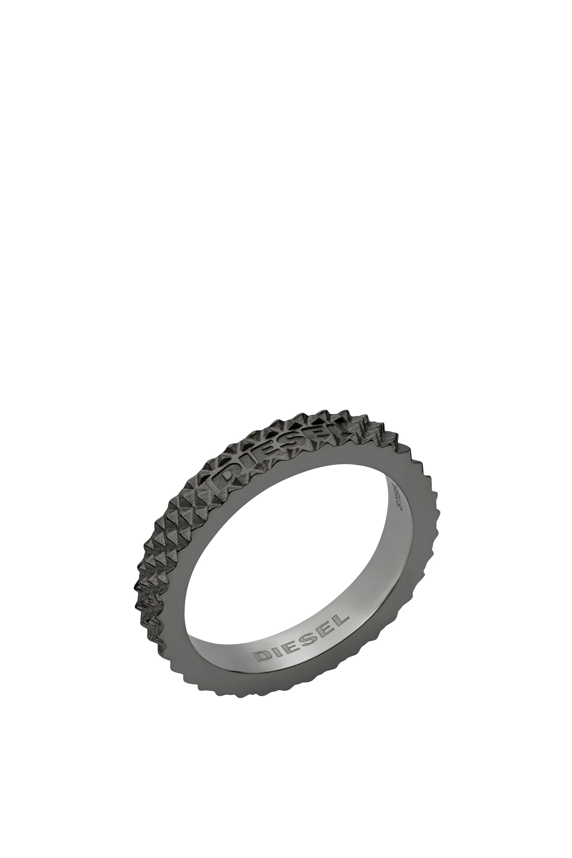 Diesel - DX1307, Male's ジュエリー リング in ダークグレー - 1