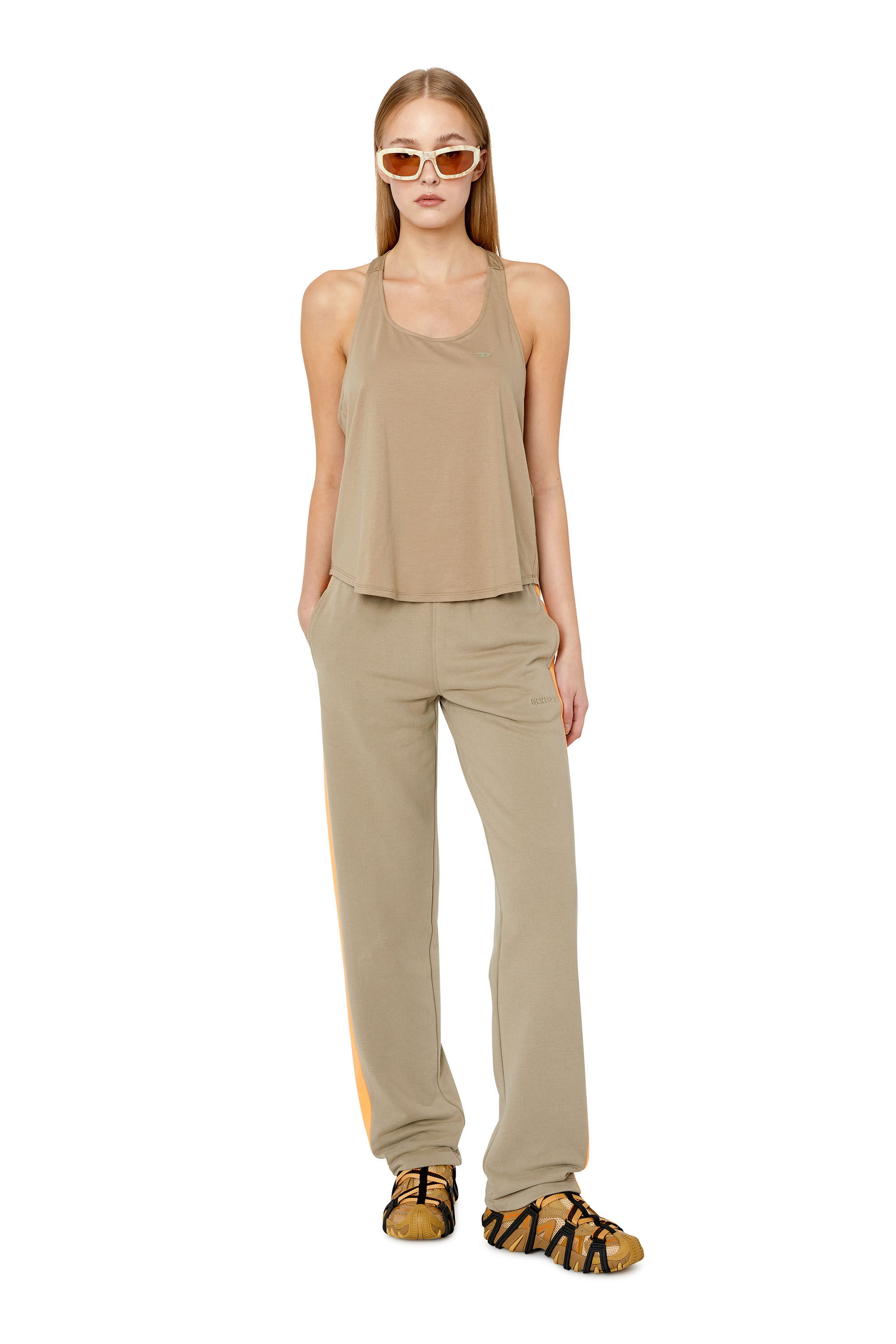 Diesel - AWST-KAYLEE-WT34, Female's タンクトップ スポーツ in ベージュ - 1