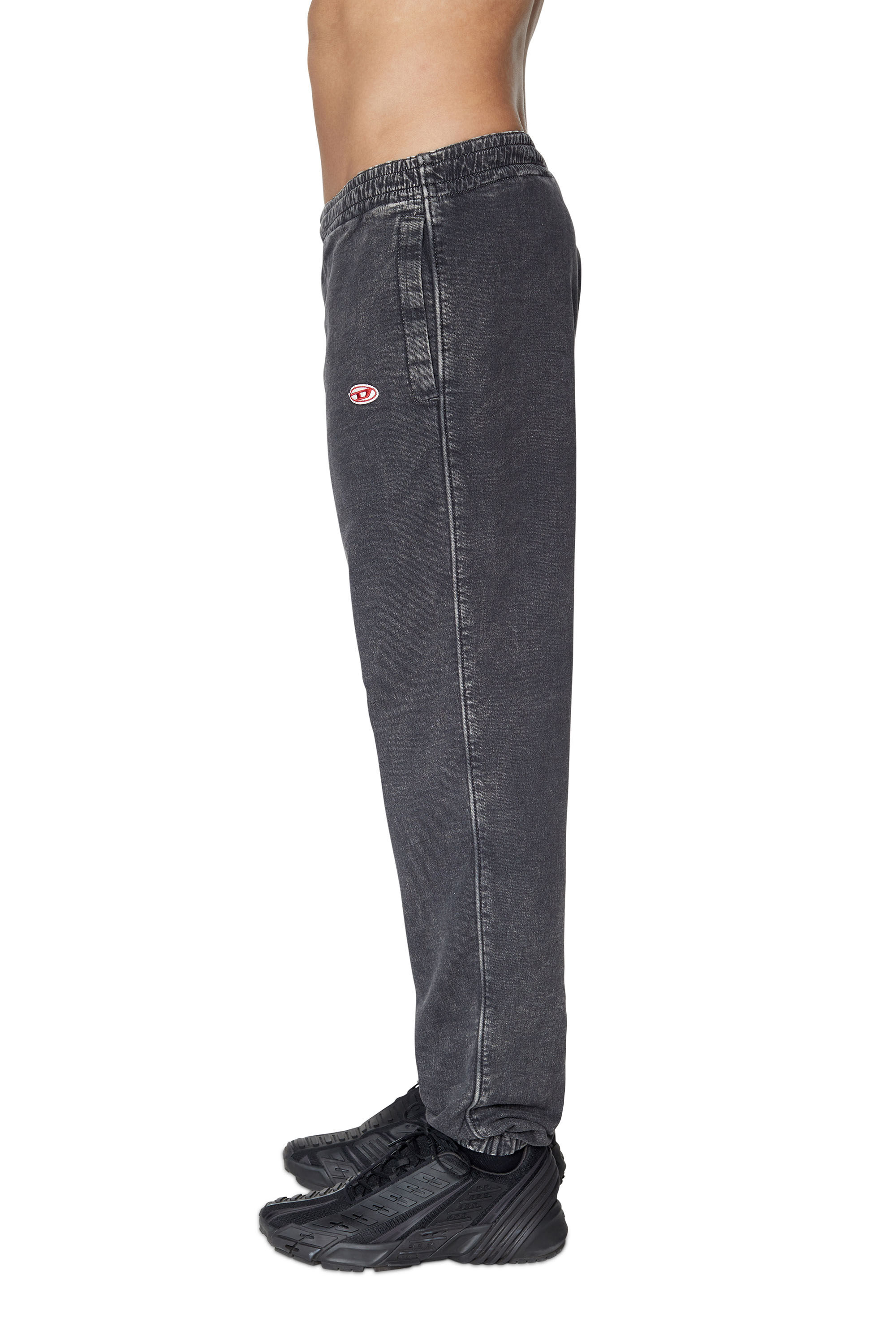 Diesel - Male's Tapered D-Lab Track Denim 069ZE, ブラック/ダークグレー - 6