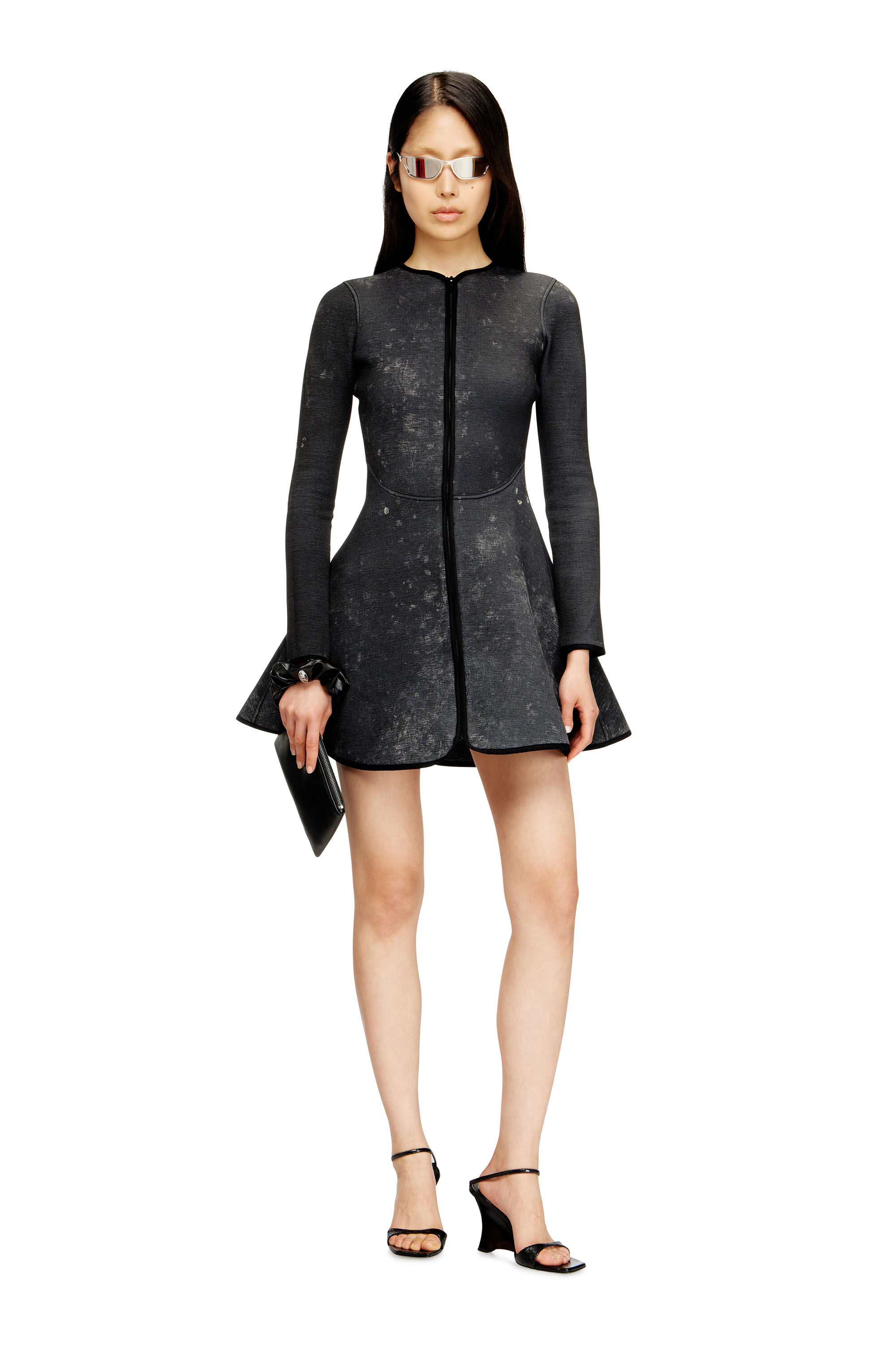 D-EOPRE ミニドレス｜グレー｜ウィメンズ｜DIESEL