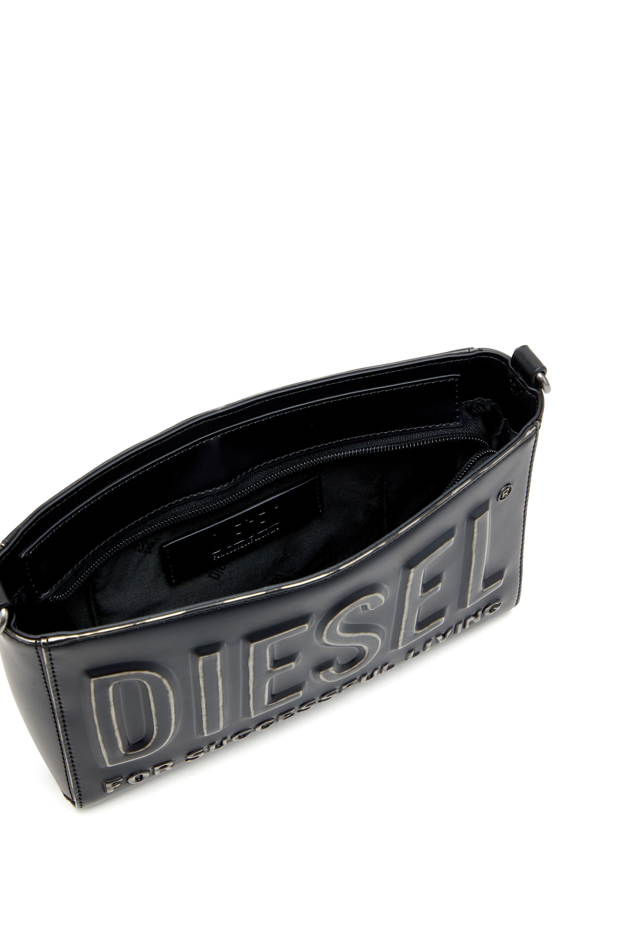Diesel - DSL 3D CAMERA BAG X, Male's Dsl 3D-Camera bag in brushed PU in ブラック - 5