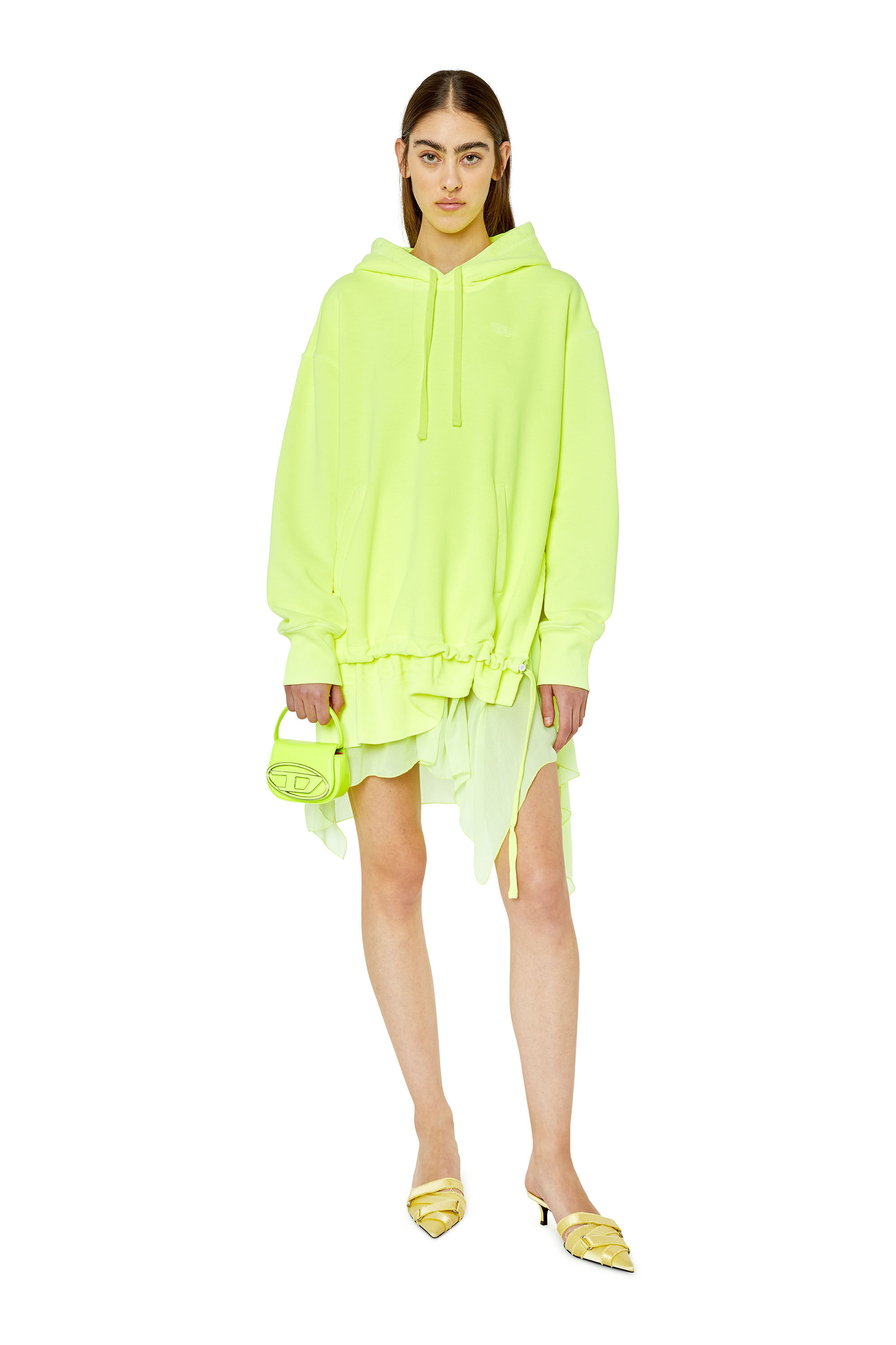 Diesel - D-KITTIE ML, Female's サテン ミュール - D-Kittie ML in Yellow - 1