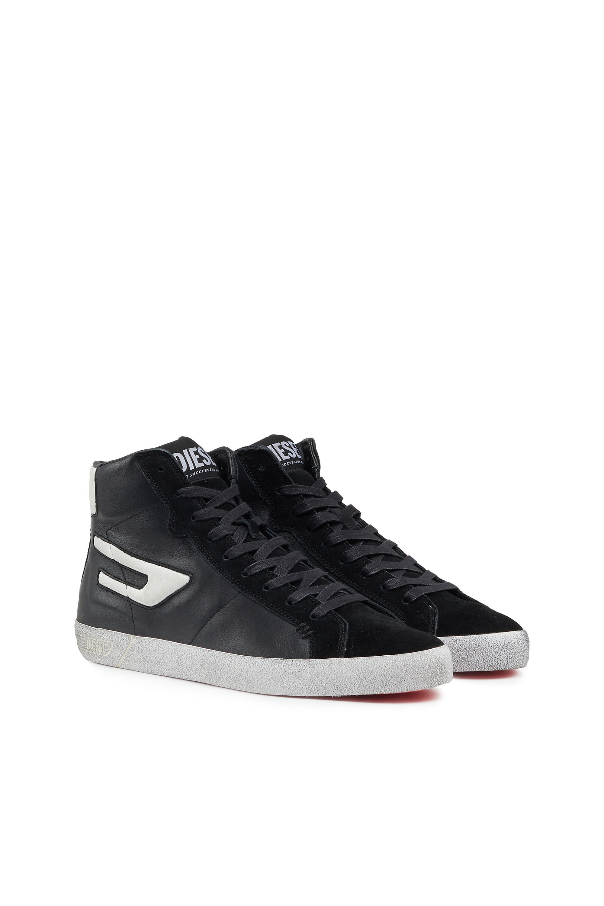 Diesel - S-LEROJI MID, Male's ハイカットスニーカー ロゴ - S-Leroji Mid in ブラック - 2