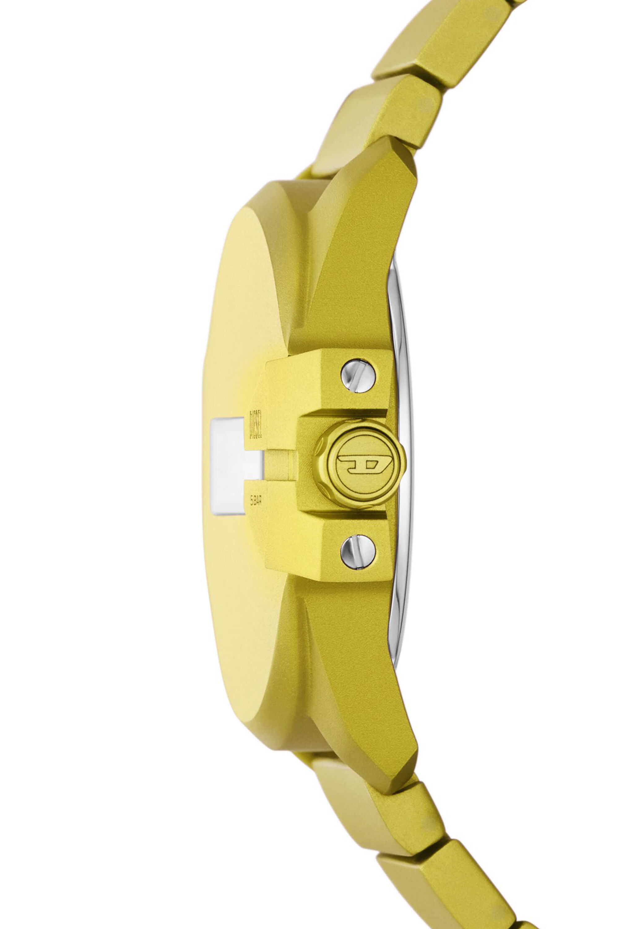Diesel - DZ2207 WATCH, Male's Baby chief digital yellow aluminum watch in Yellow - 3