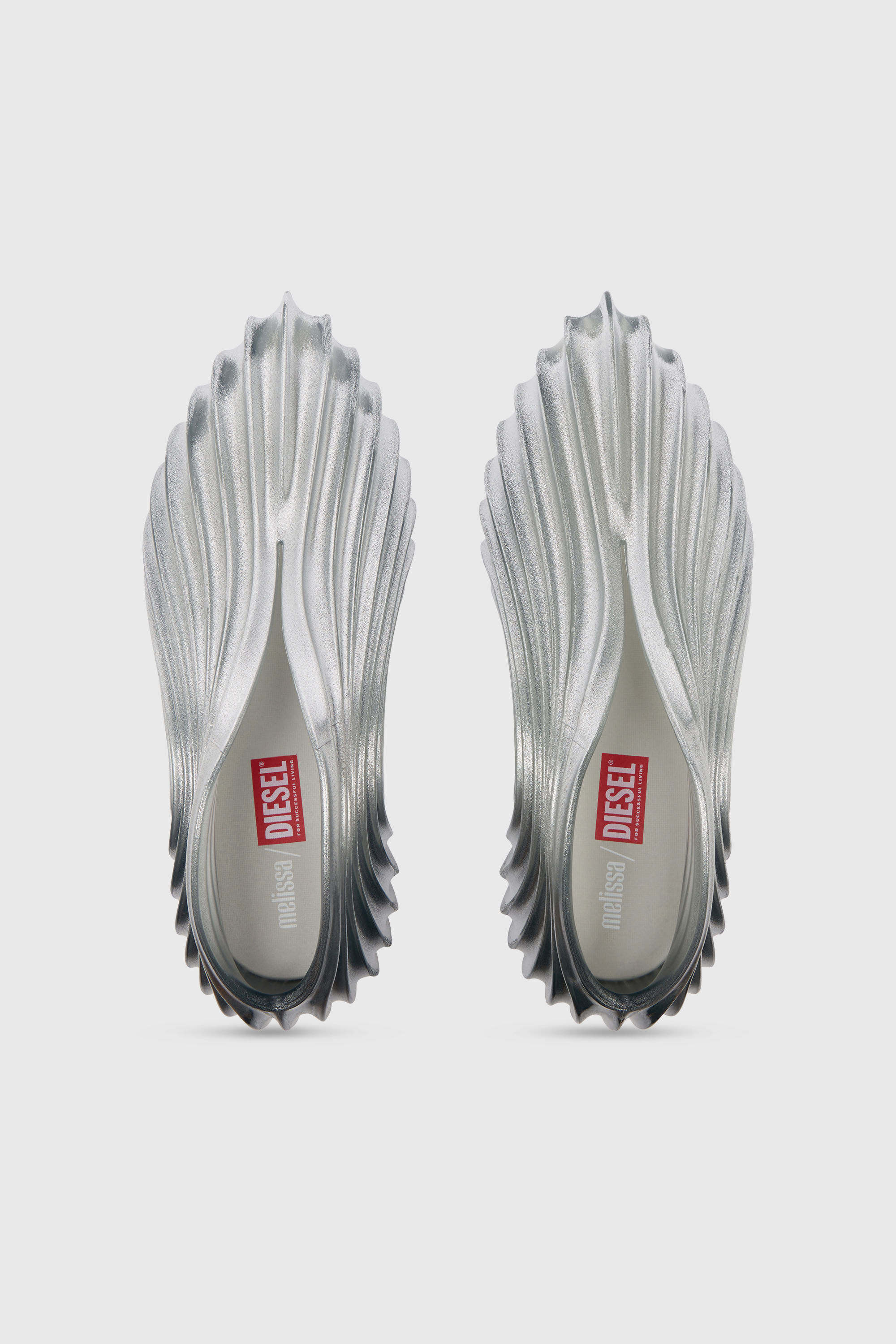 Diesel - MELISSA QUANTUM SNEAKERS X, Unisex's スリッポンスニーカー in シルバー - 6