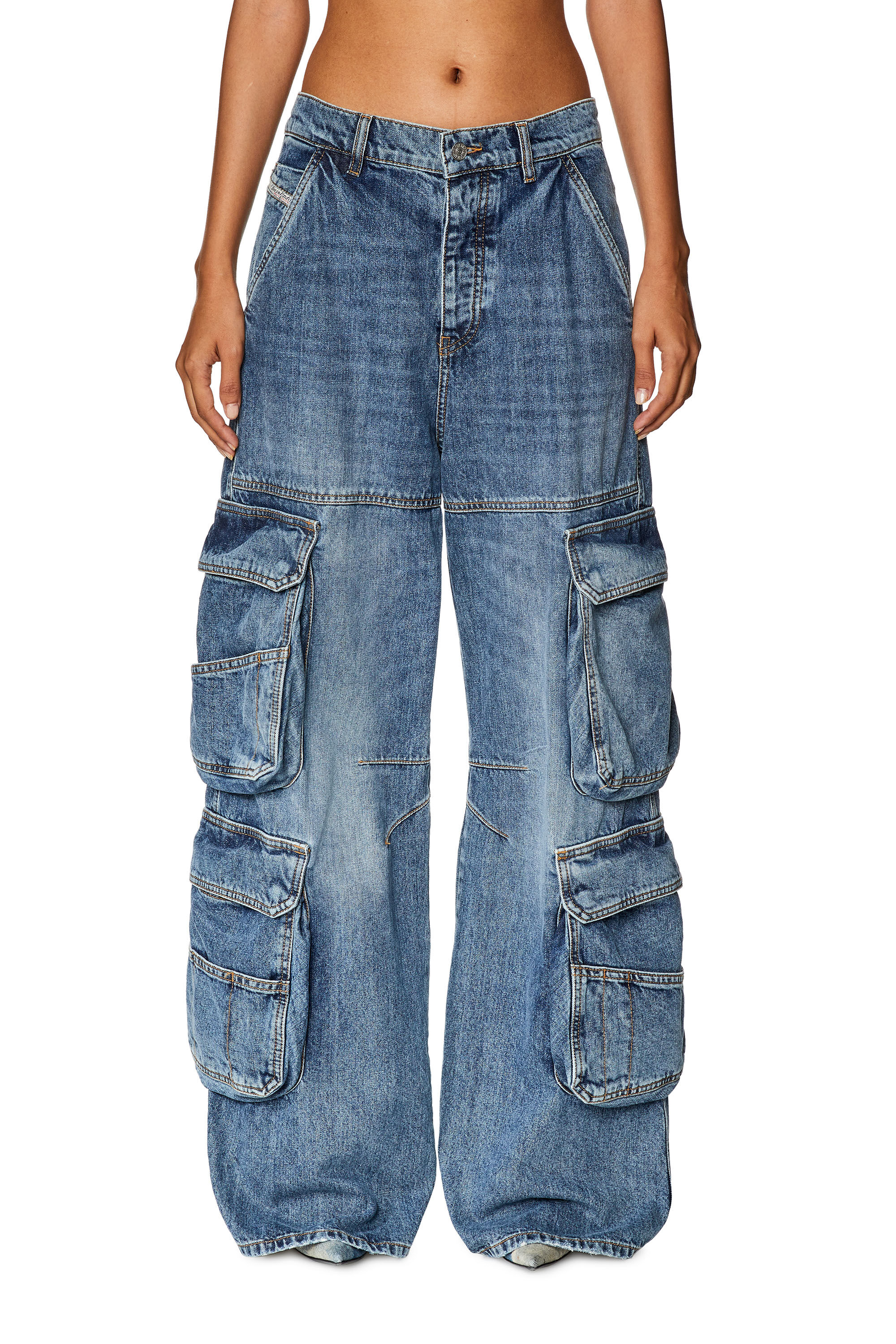 Diesel - Straight Jeans 1996 D-Sire 0NLAX, ミディアムブルー - Image 3