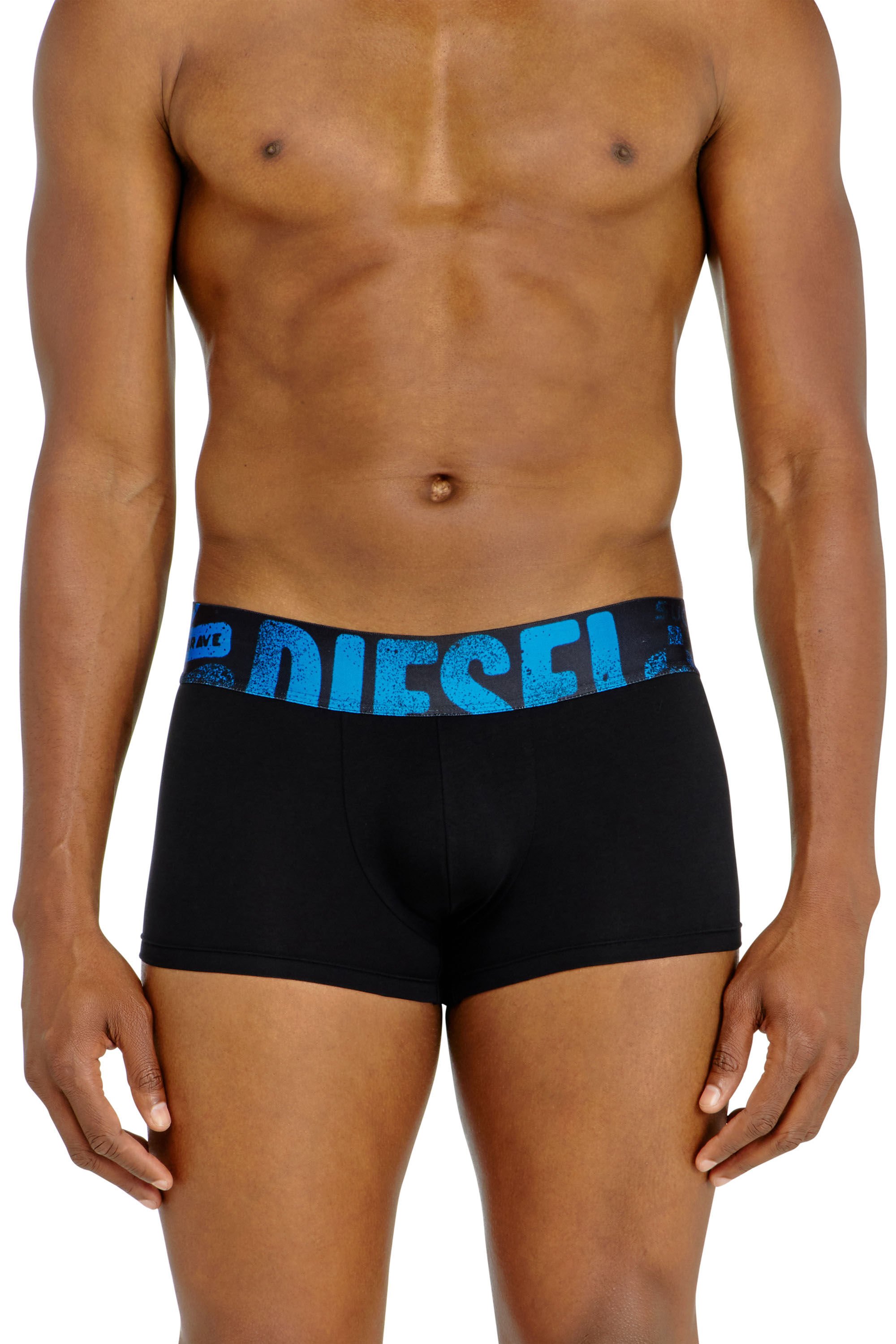 Diesel - DAMIEN-D-POP-55, Male's ボクサーパンツ in ブラック/ブルー - 3