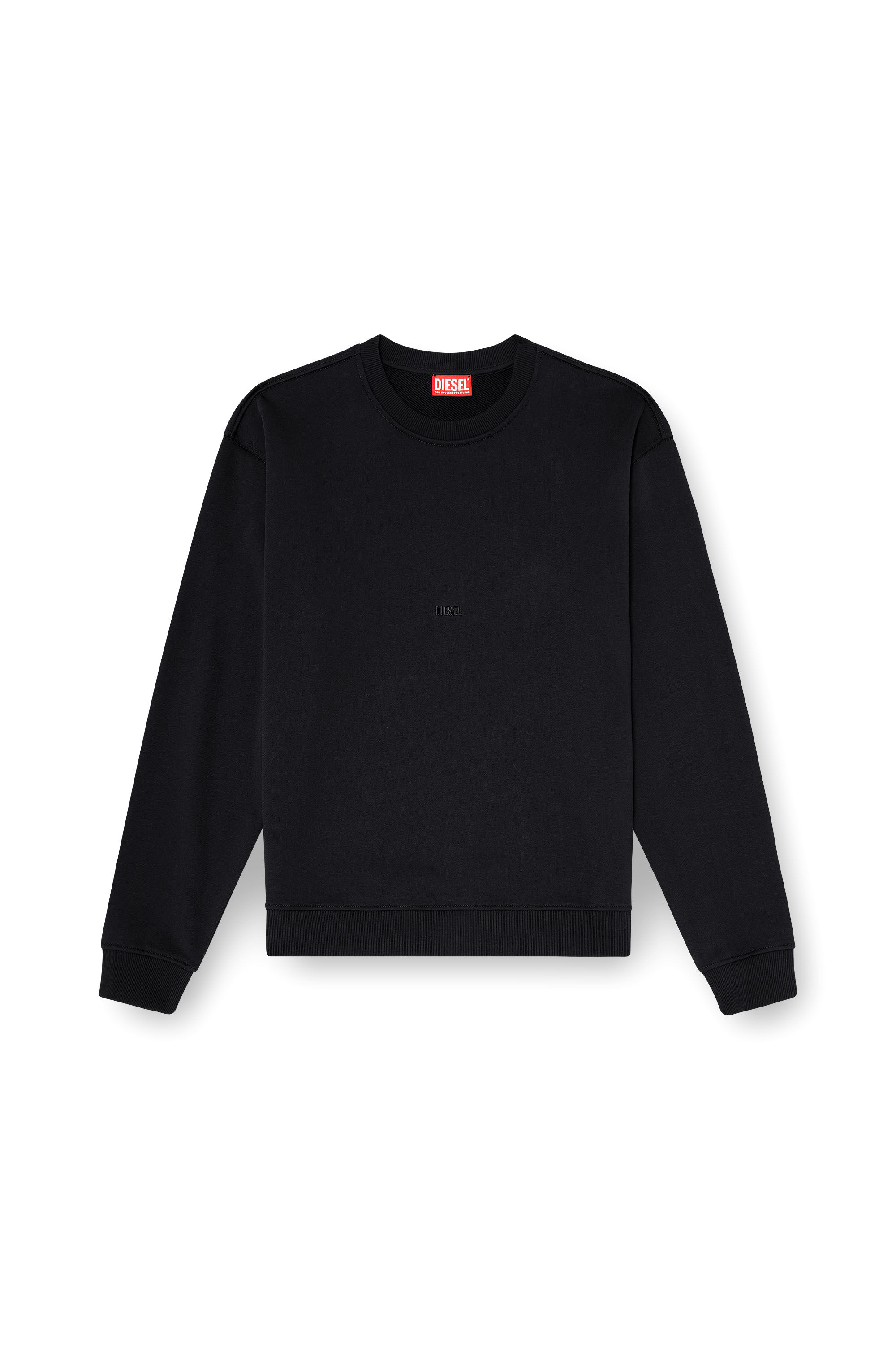Diesel - S-NORM-AA5, Male's プルオーバースウェット in ブラック - 2