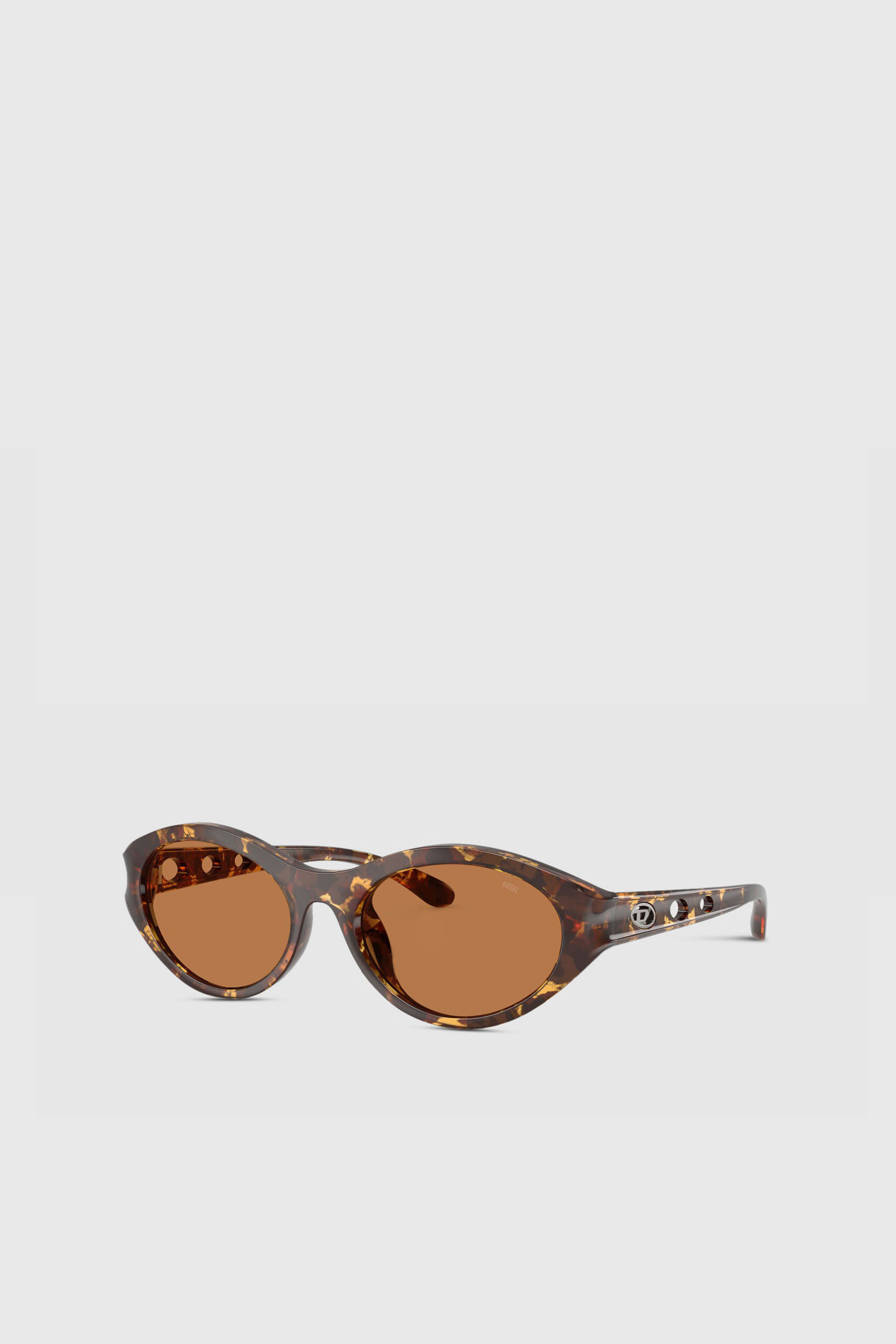 Diesel - 0DL3005U, Unisex's Oval sunglasses in ブラウン - 5