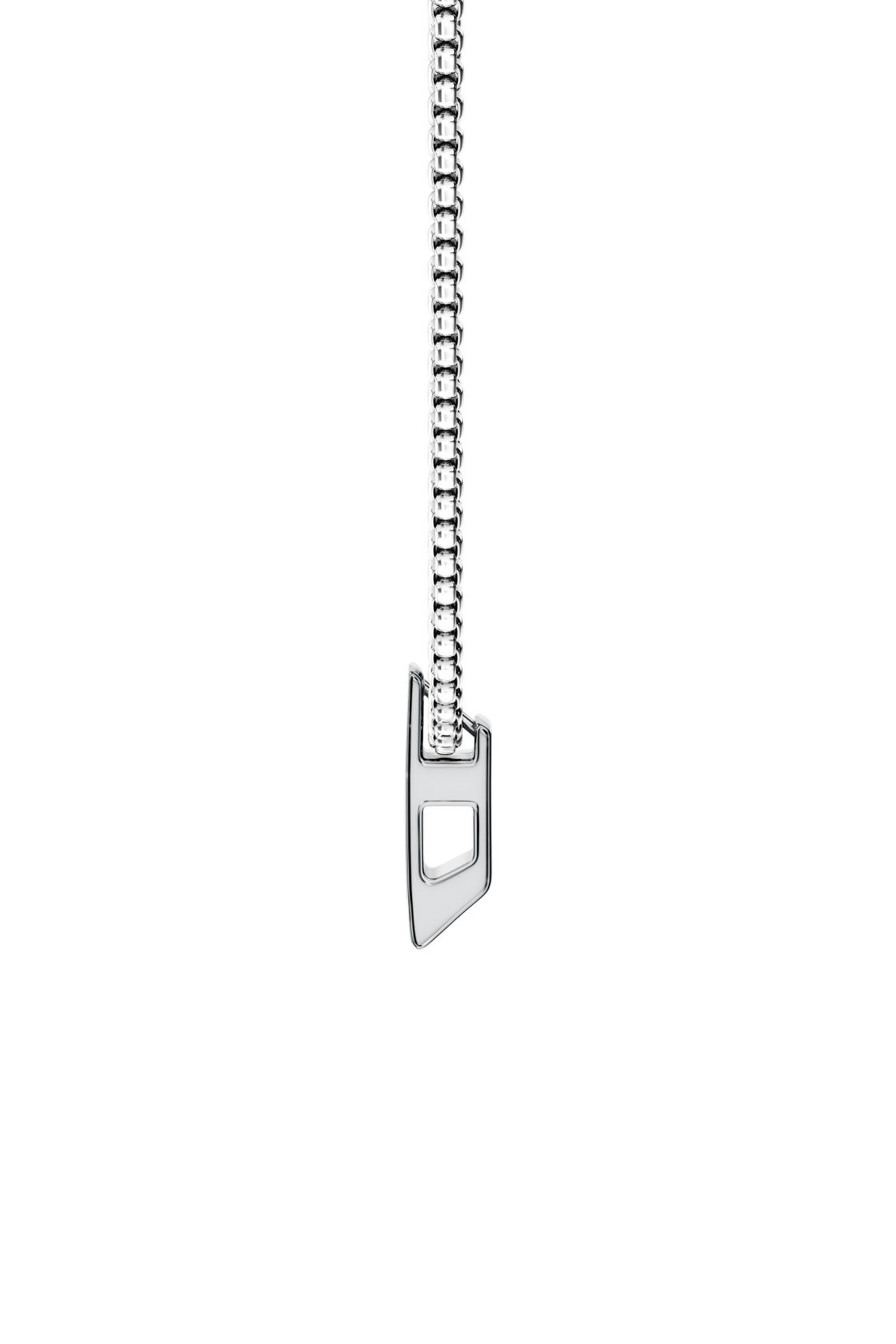 Diesel - DX1689040 JEWELLERY, Unisex's Stainless steel pendant necklace in シルバー/ブルー - 3