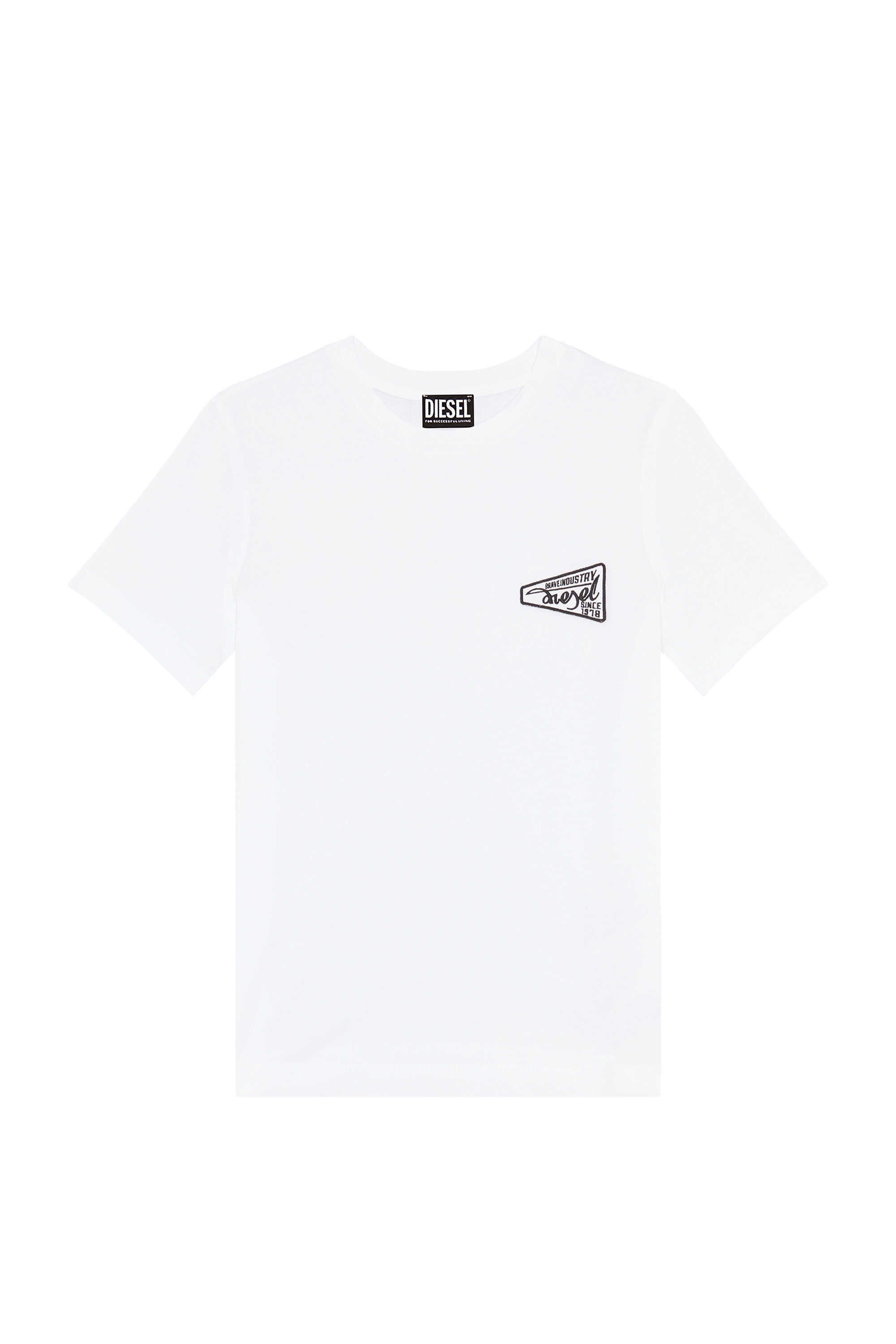 Diesel - T-REG-G8, Female's 半袖 Tシャツ ロゴ in ホワイト - 2