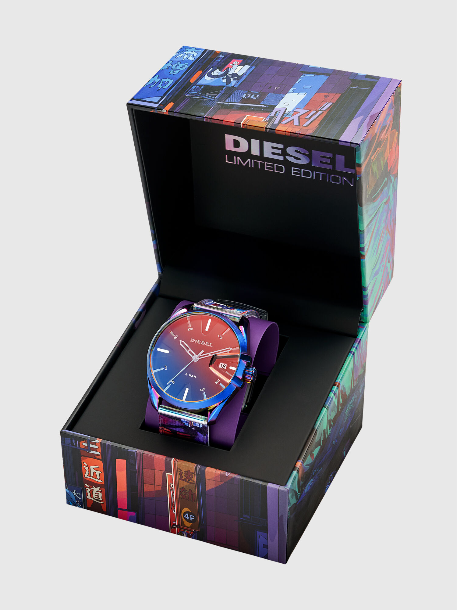 Diesel - DZ1942, Unisex's MS9 three-hand watch Mad Dog Jones in マルチカラー - 5