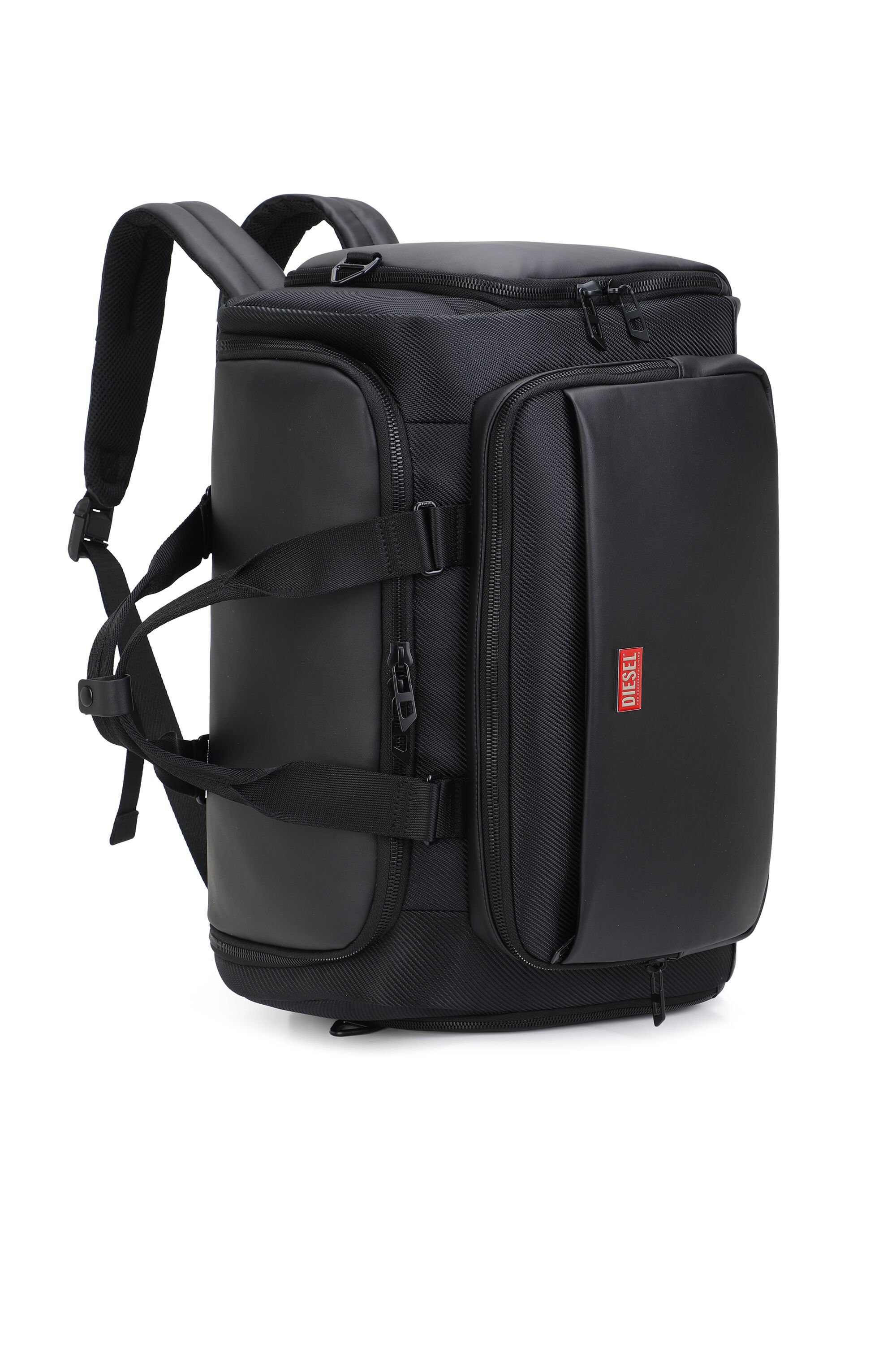 Diesel - DIESEL CARBON FIBER DUFFLE-BLACK DSB002, Unisex's Pratical business duffle bag in ブラック - 5