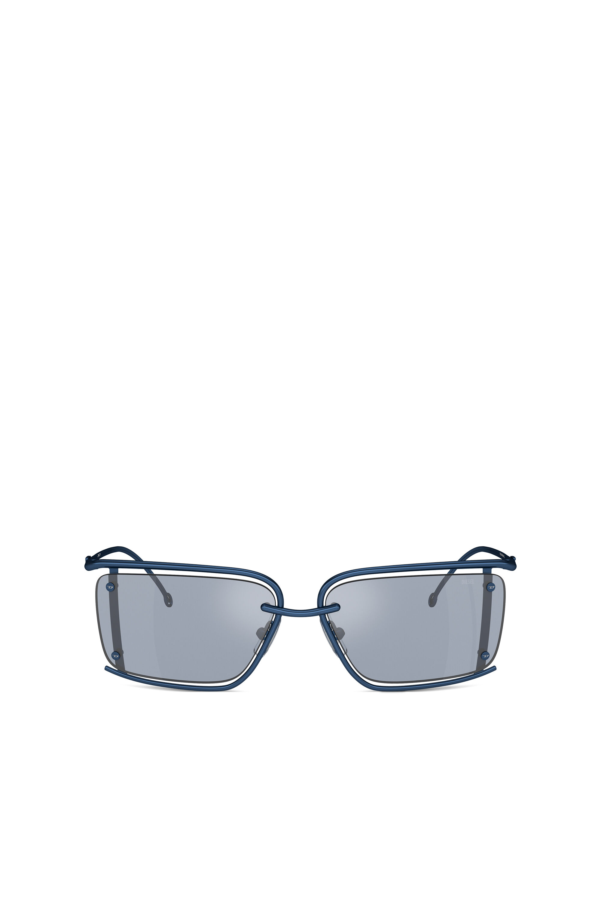 Diesel - 0DL1002, Unisex's サングラス in ブルー - 1