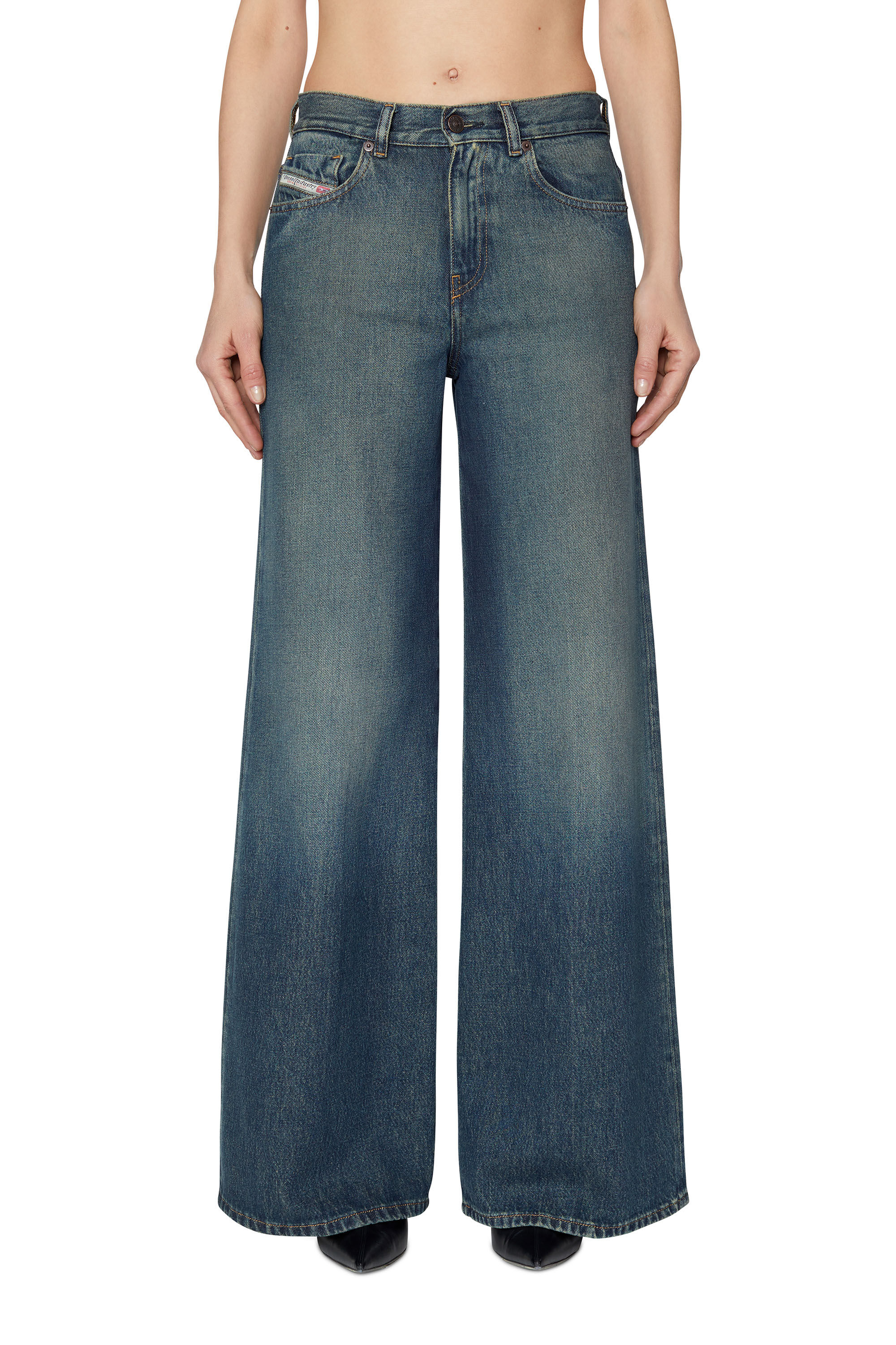 Diesel - 1978 09C04 Bootcut and Flare Jeans, ダークブルー - Image 3